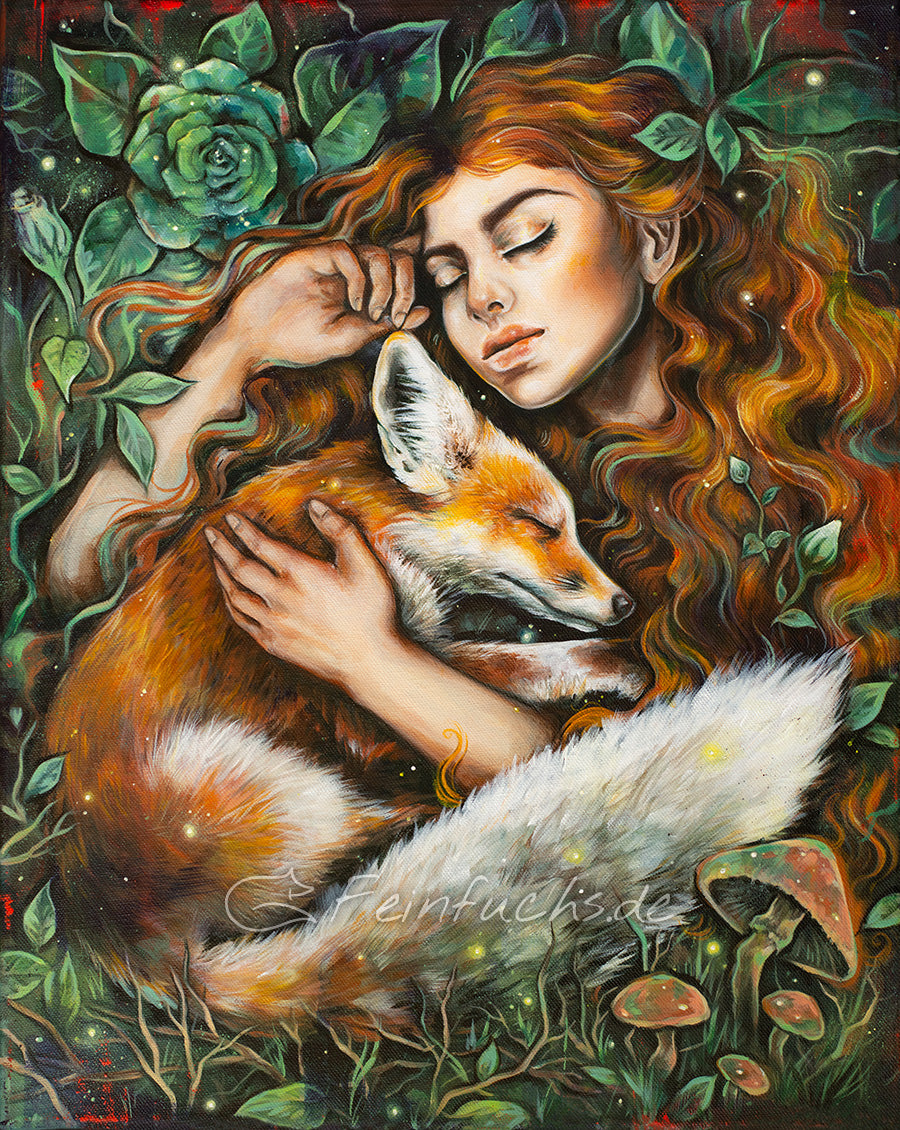 Fine Art Print Fia - die Hüterin der Wildnis