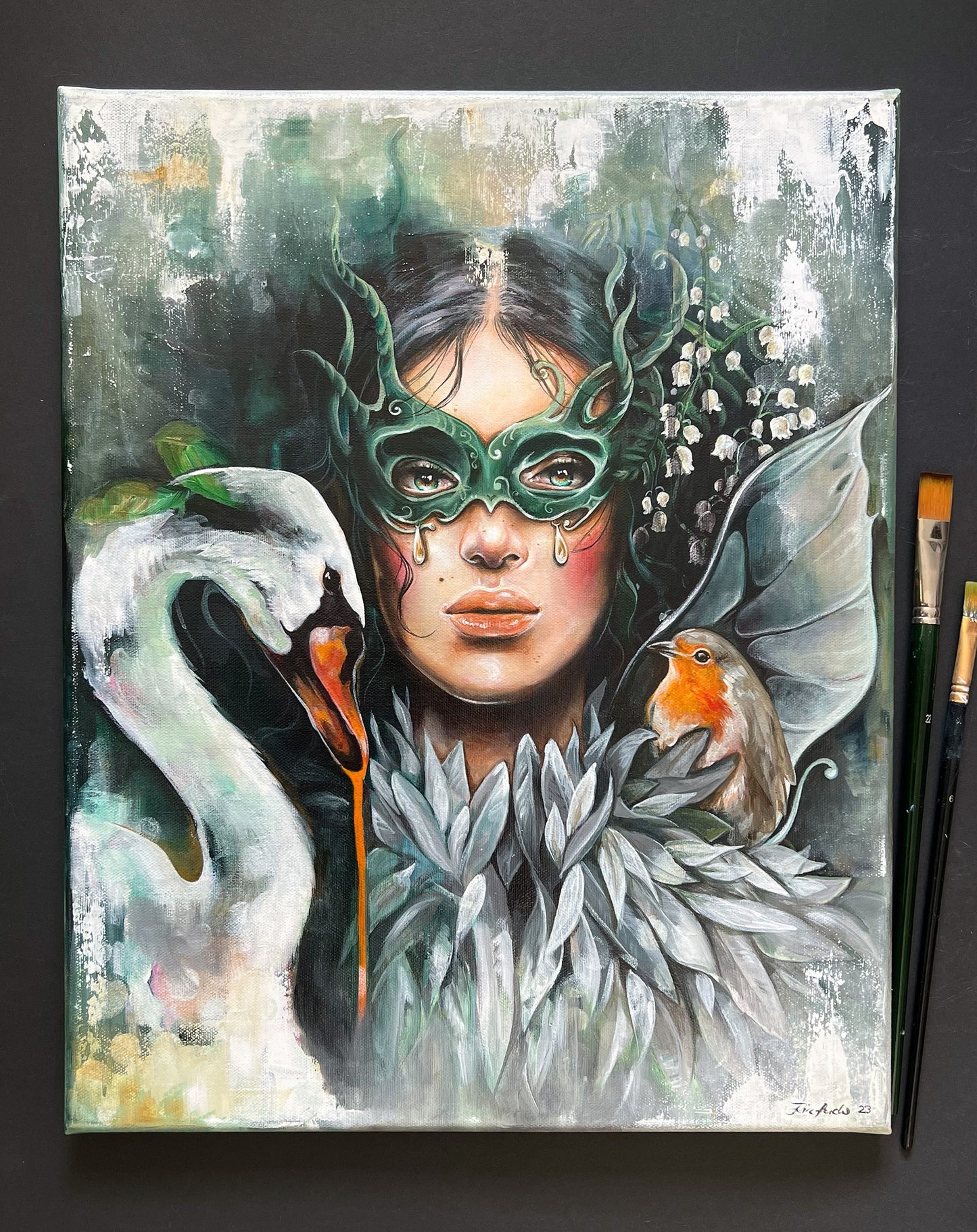 Originalmalerei Silva