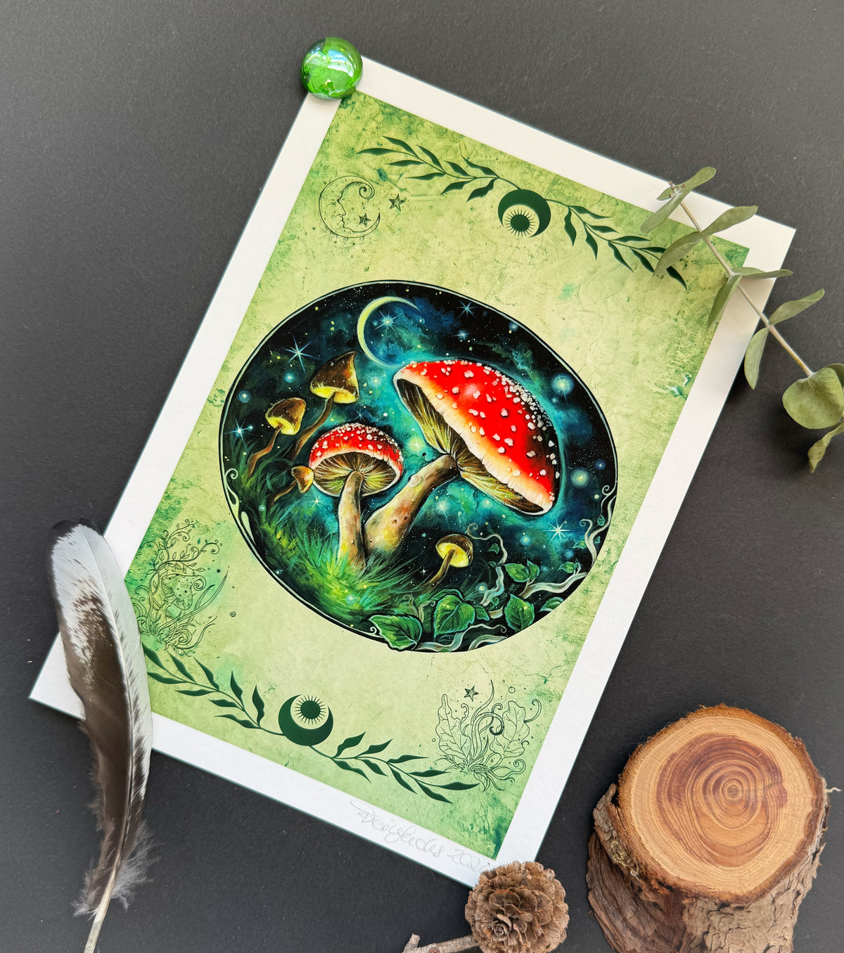 Fine Art Print Fliegenpilze