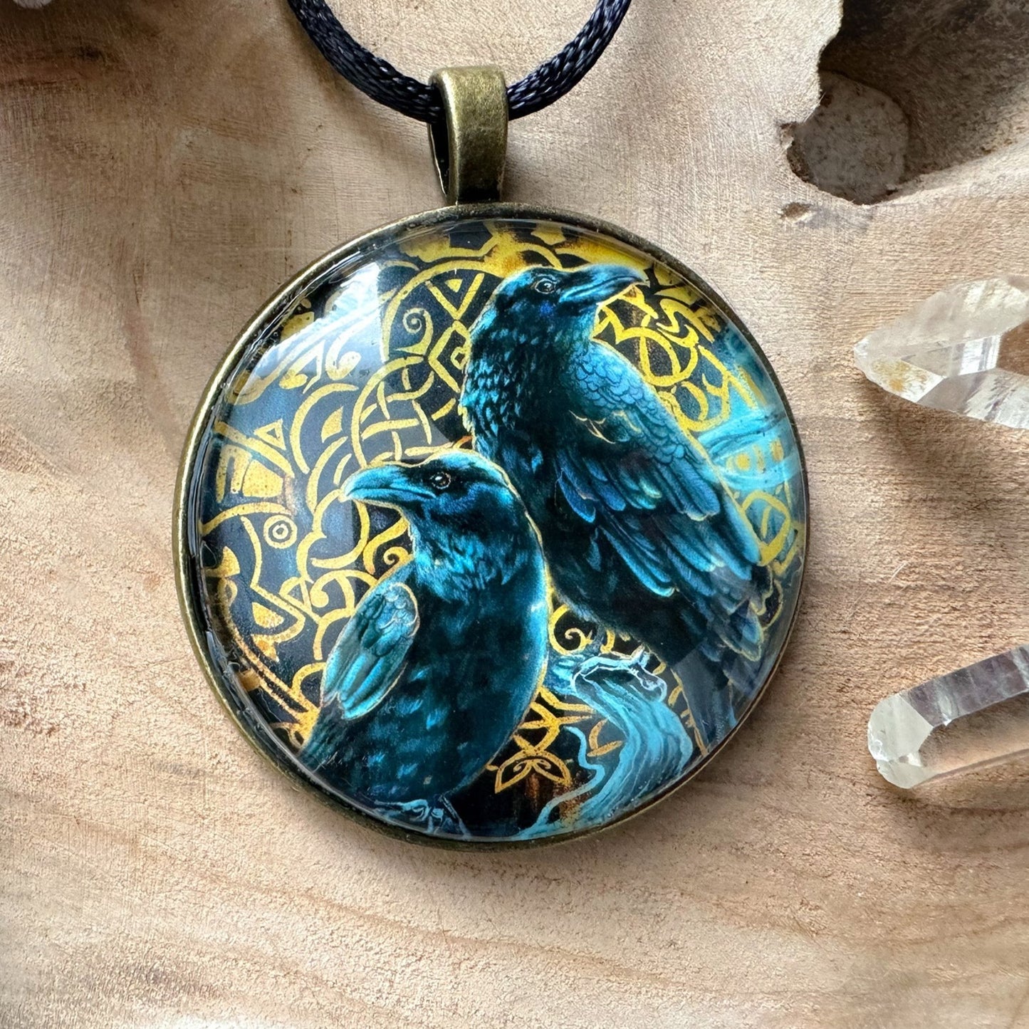 Schmuck Kette "Odins Raben"