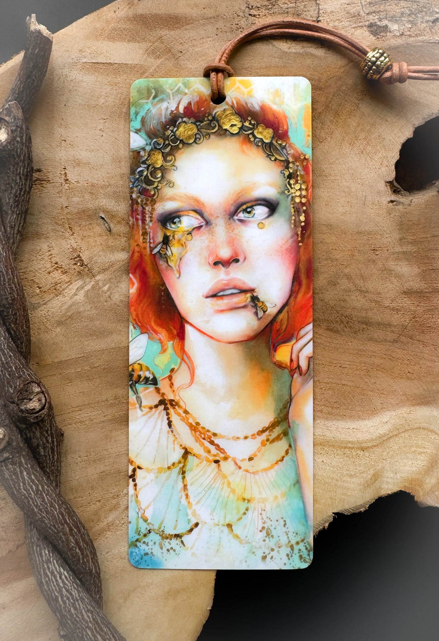 Fantasy Lesezeichen Mellonia, handgefertigt
