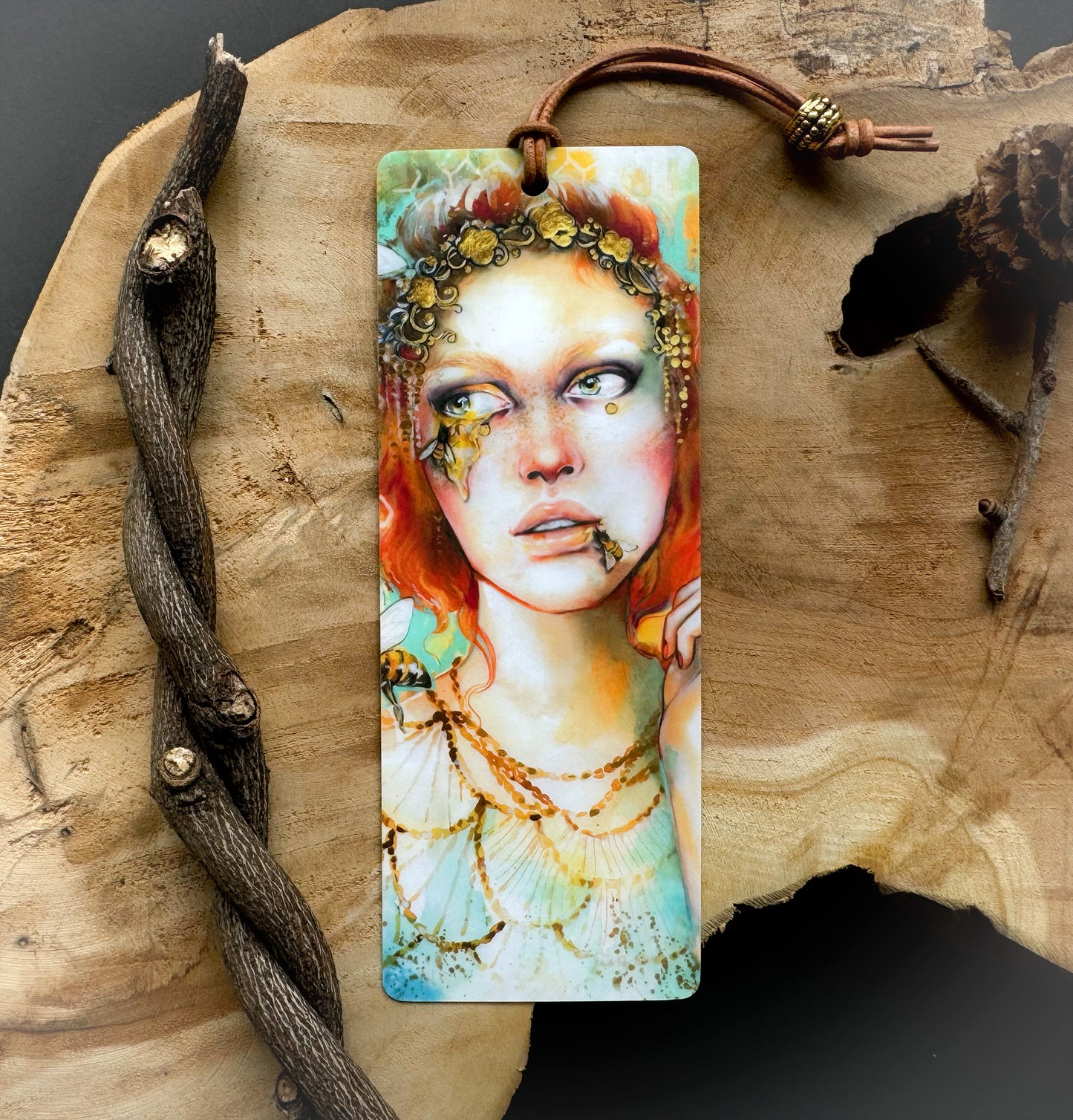 Fantasy Lesezeichen Mellonia, handgefertigt