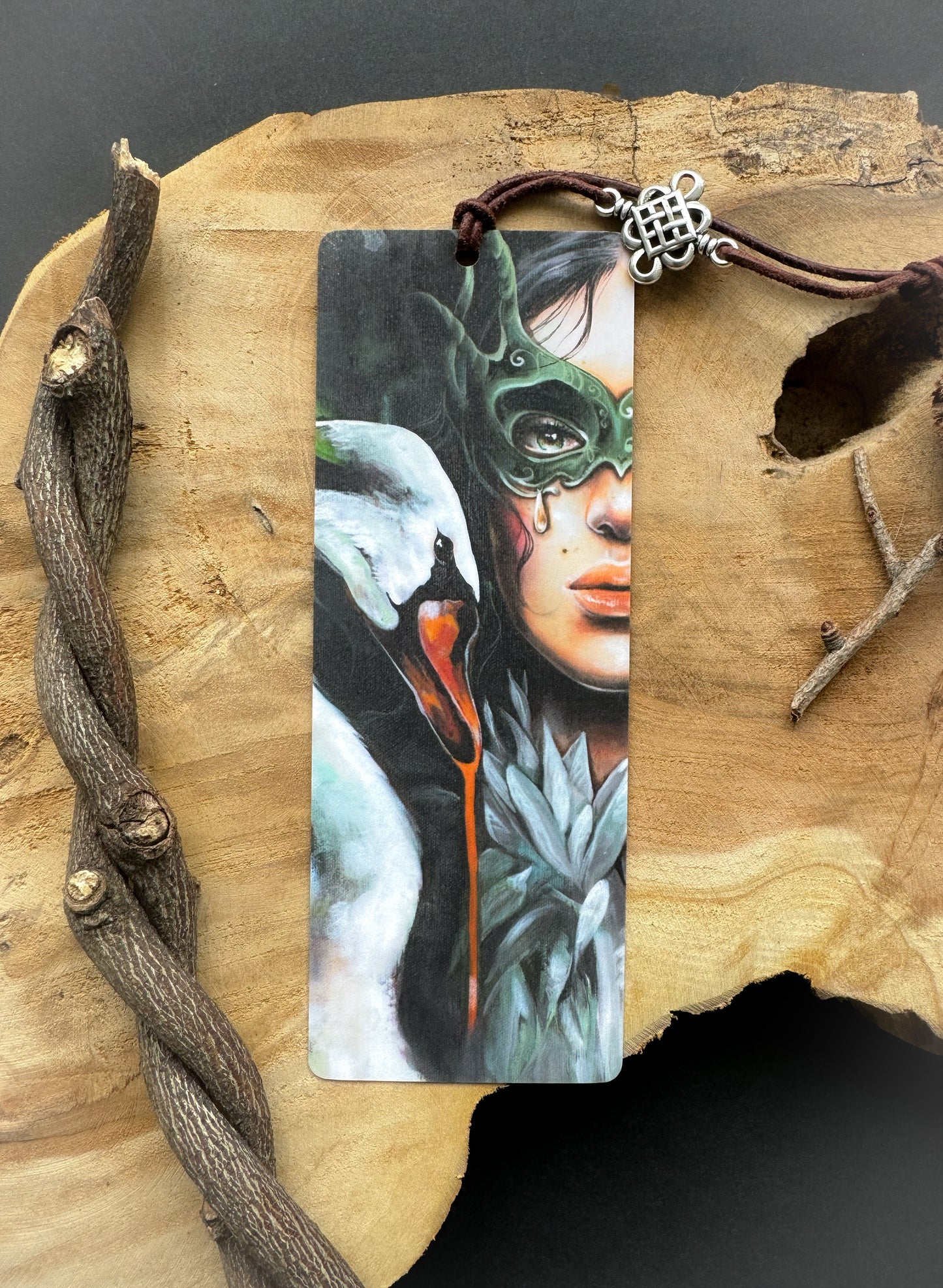 Fantasy Lesezeichen Silva (Variation), handgefertigt