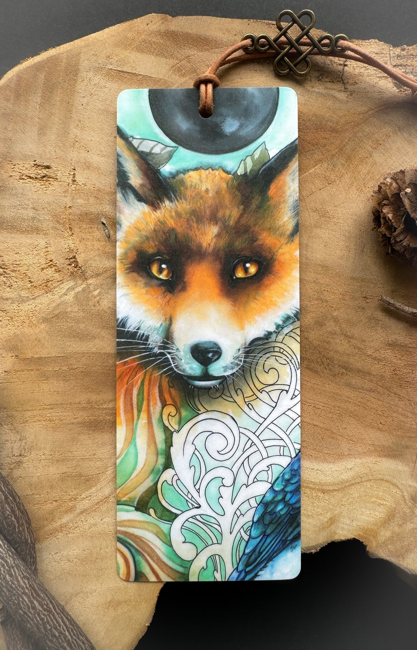 Fantasy Lesezeichen Fuchs, handgefertigt