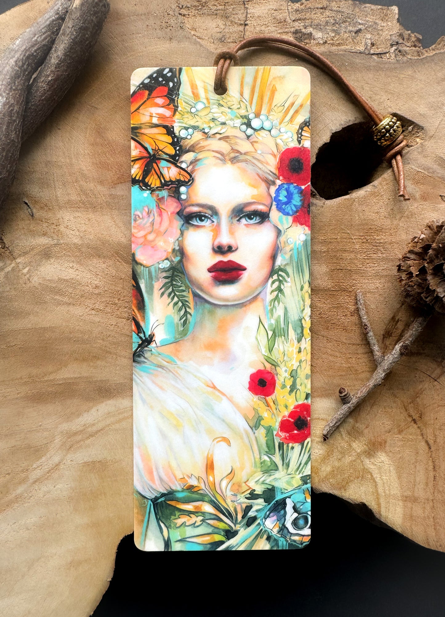 Fantasy Lesezeichen Demeter, handgefertigt