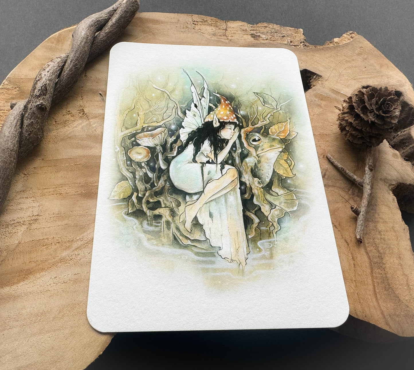 Kunstkarte Elfe, Fee