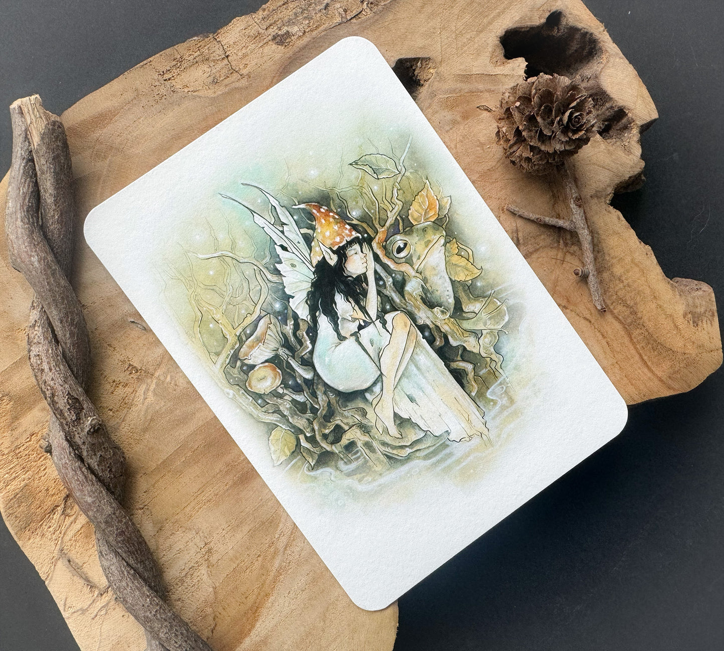 Kunstkarte Elfe, Fee