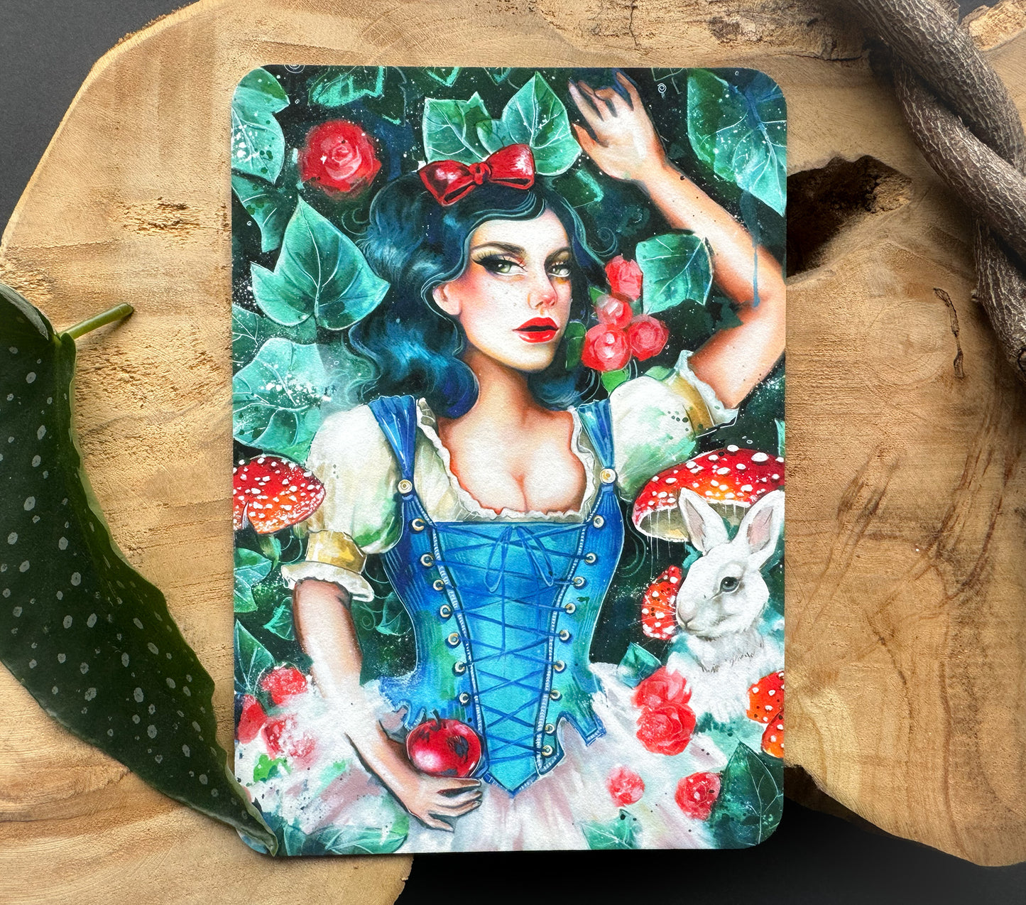 Märchen Kunstkarte Schneewittchen