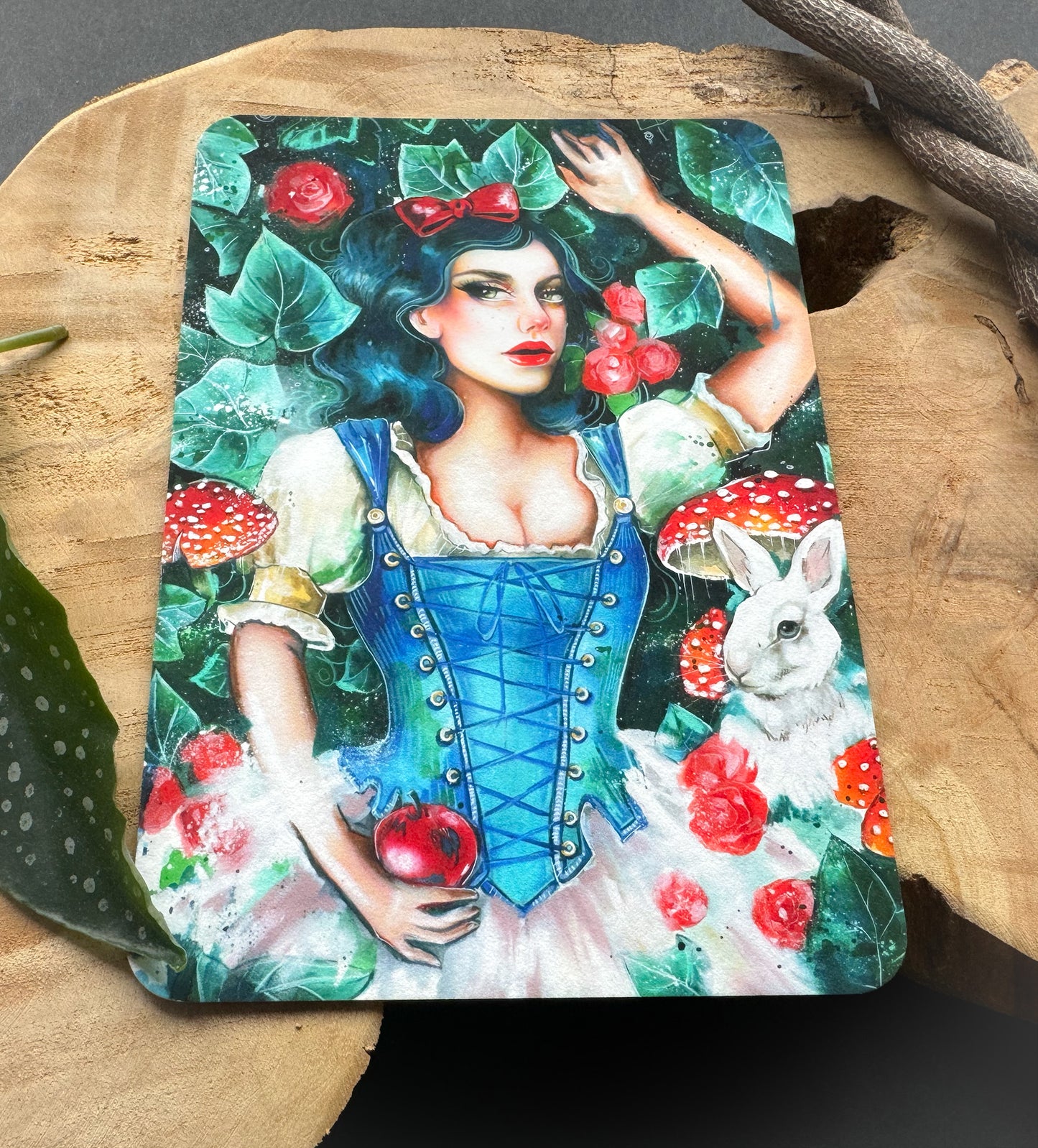 Märchen Kunstkarte Schneewittchen