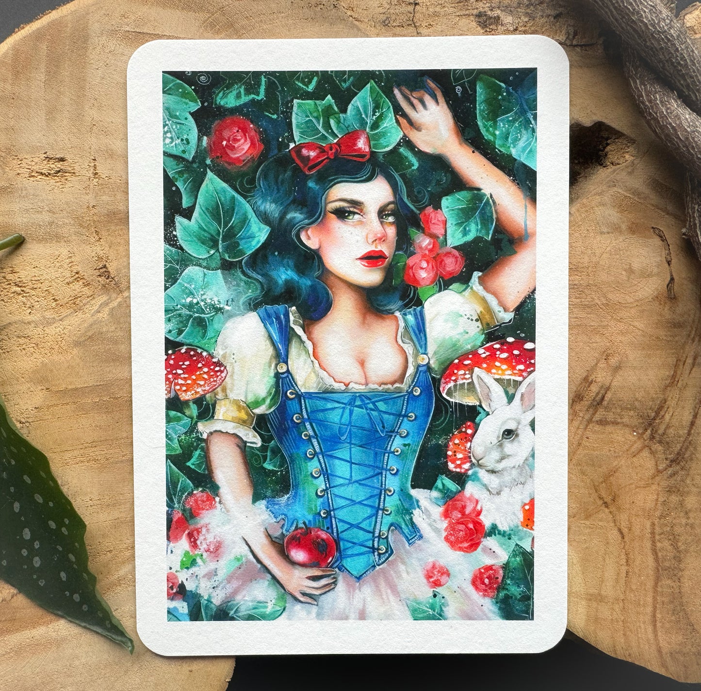 Märchen Kunstkarte Schneewittchen