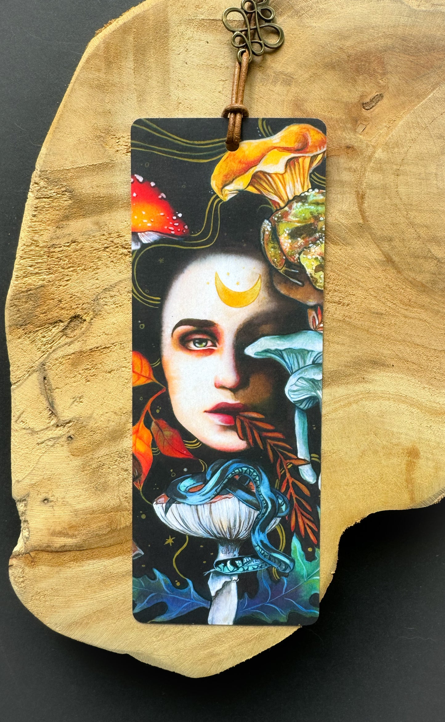 Fantasy Lesezeichen Autumn Feelings, handgefertigt