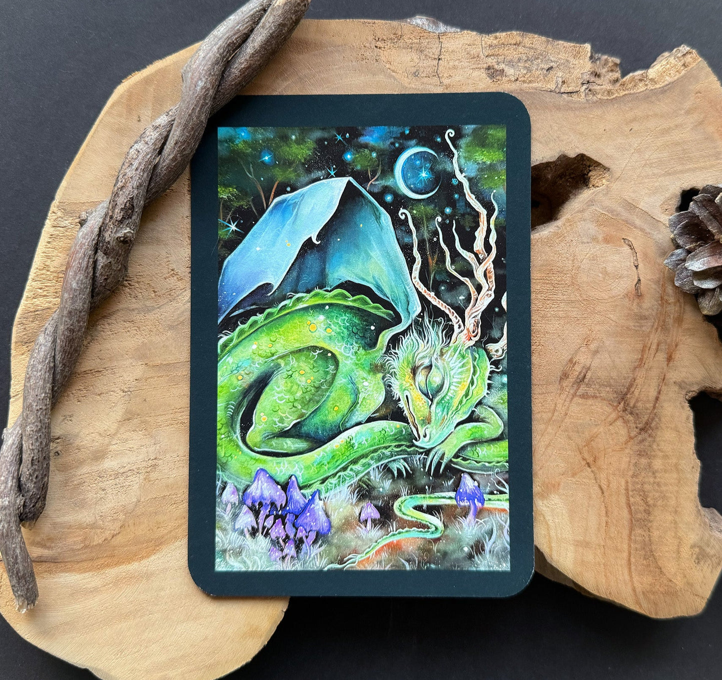 Kunstkarte Drache