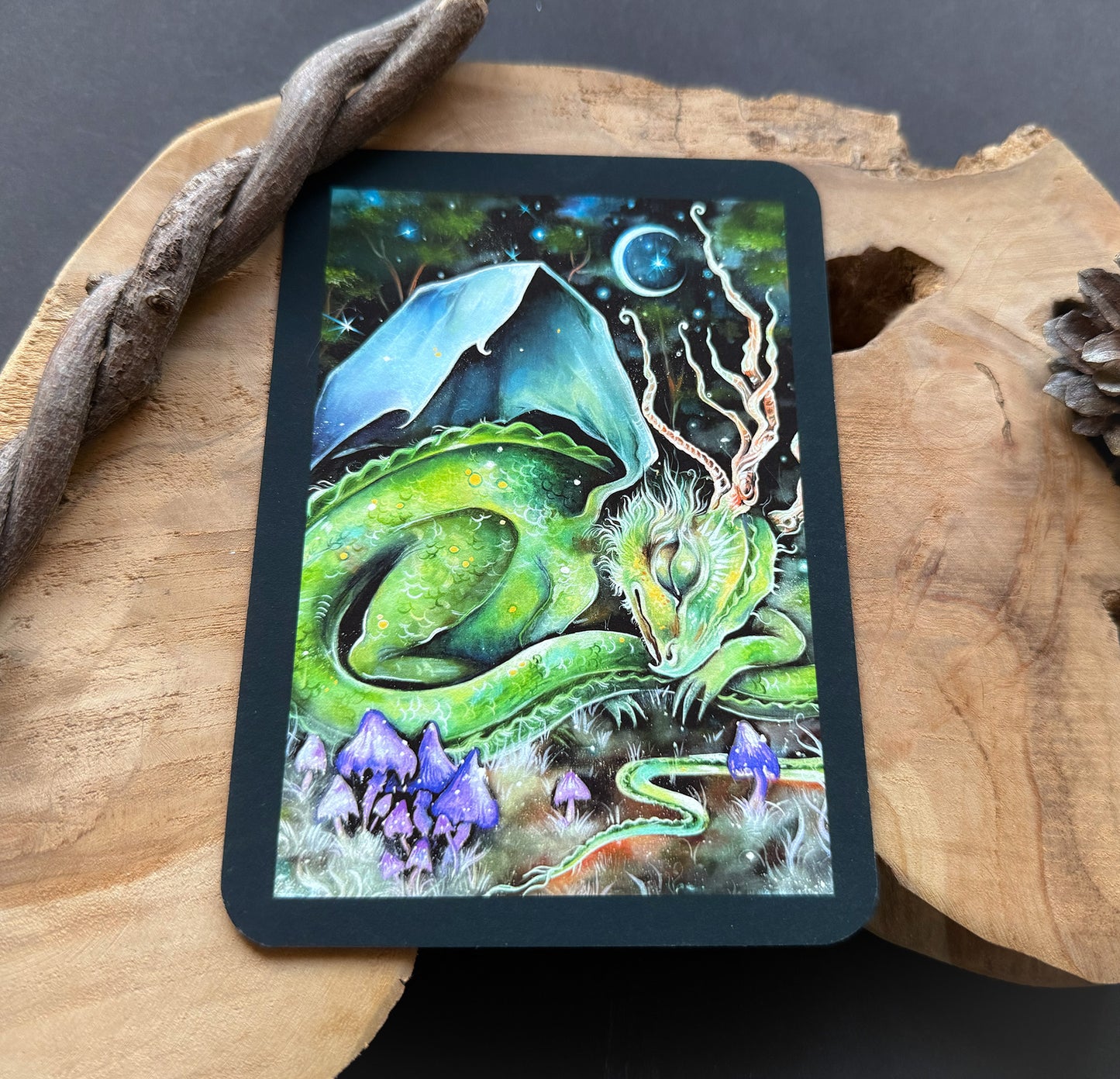 Kunstkarte Drache