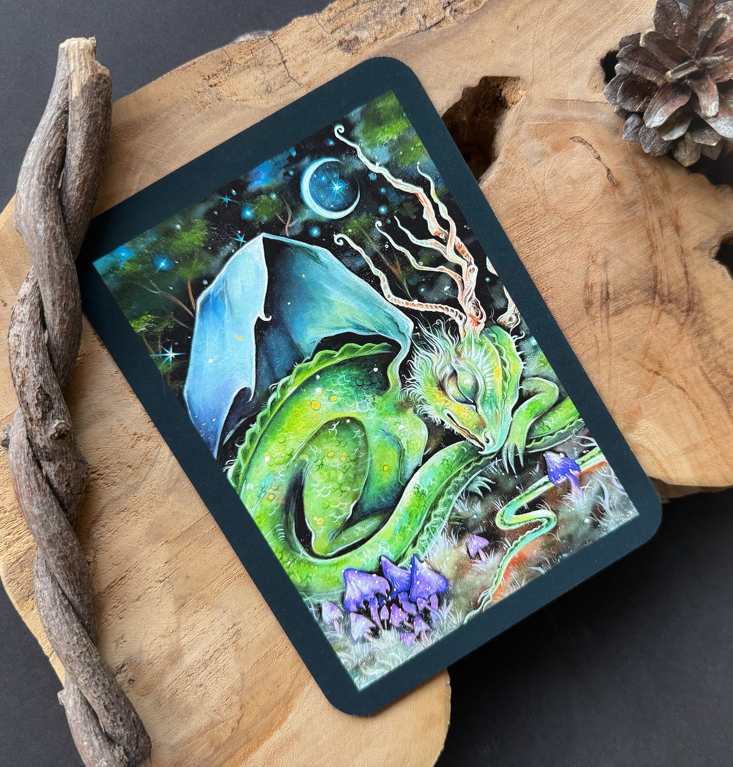 Kunstkarte Drache