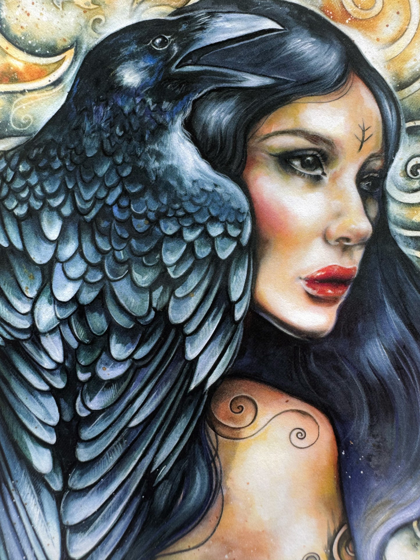 Kunstkarte Morrigan