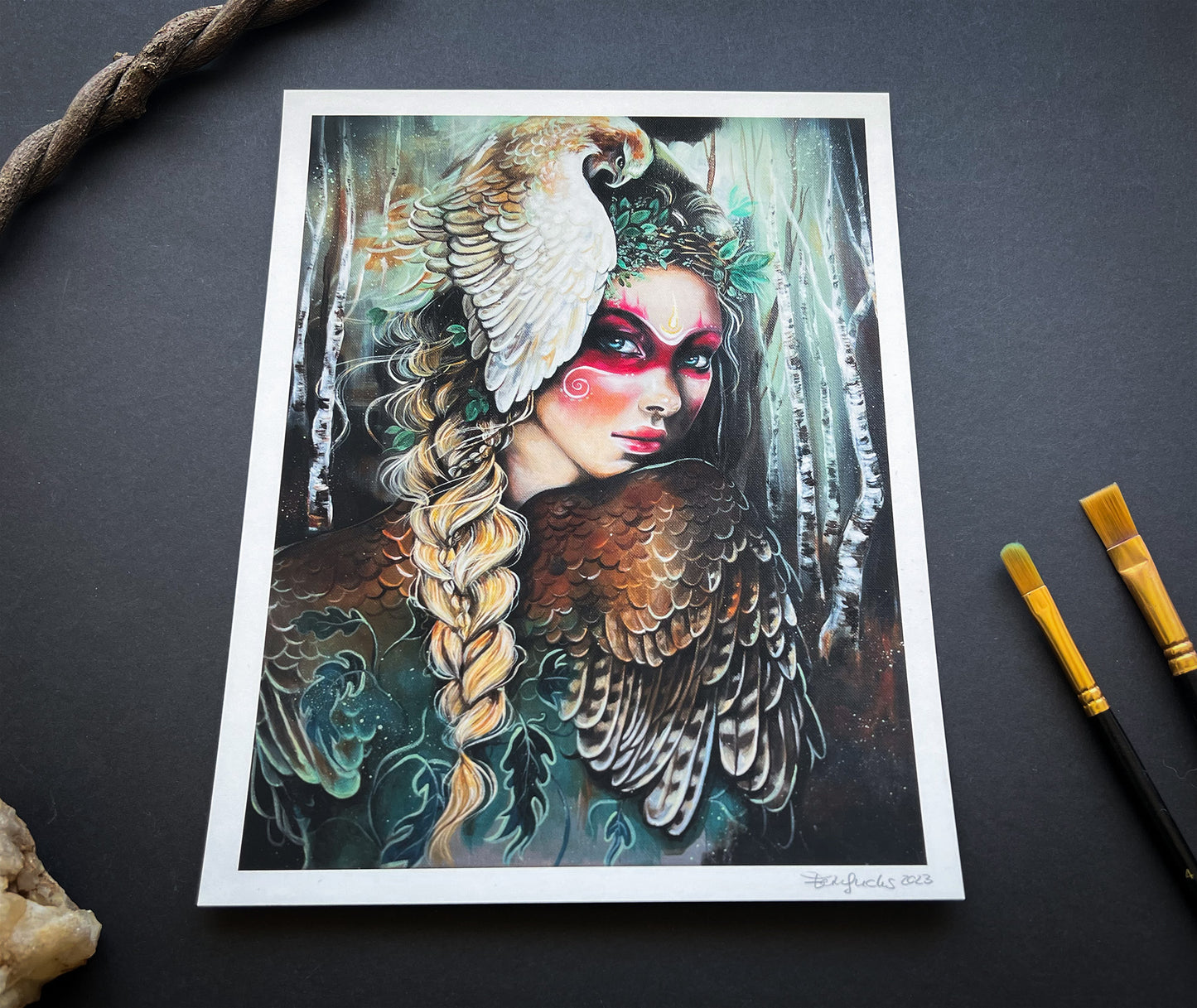 Fine Art Print Göttin Freya
