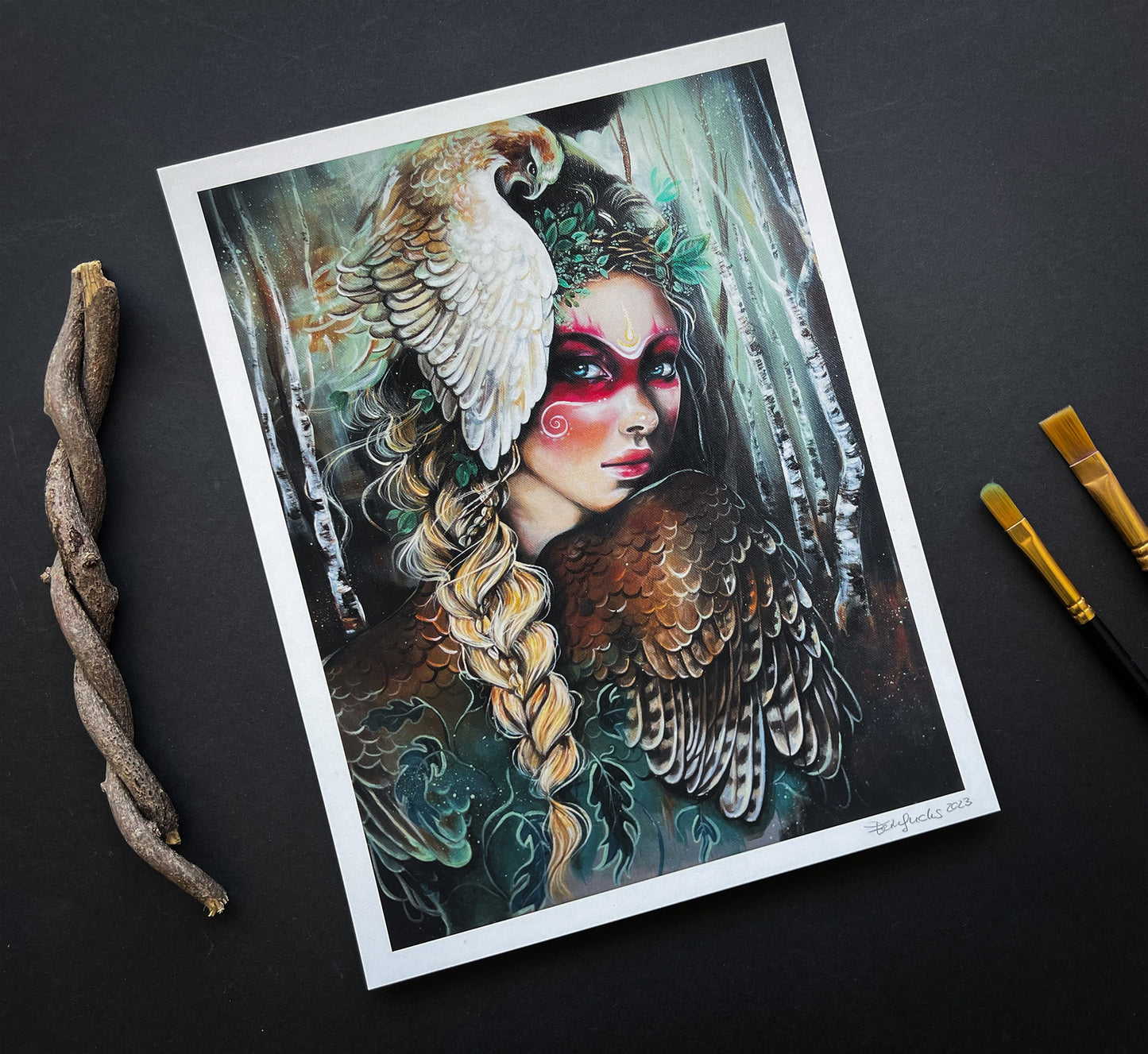 Fine Art Print Göttin Freya