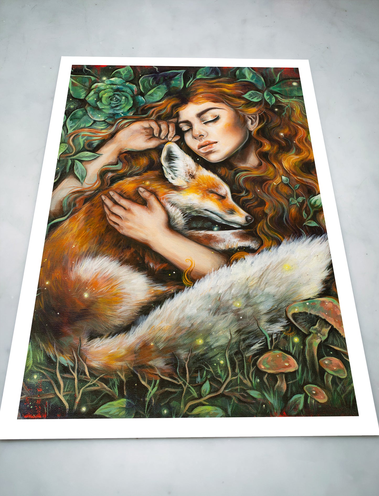 Fine Art Print Fia - die Hüterin der Wildnis