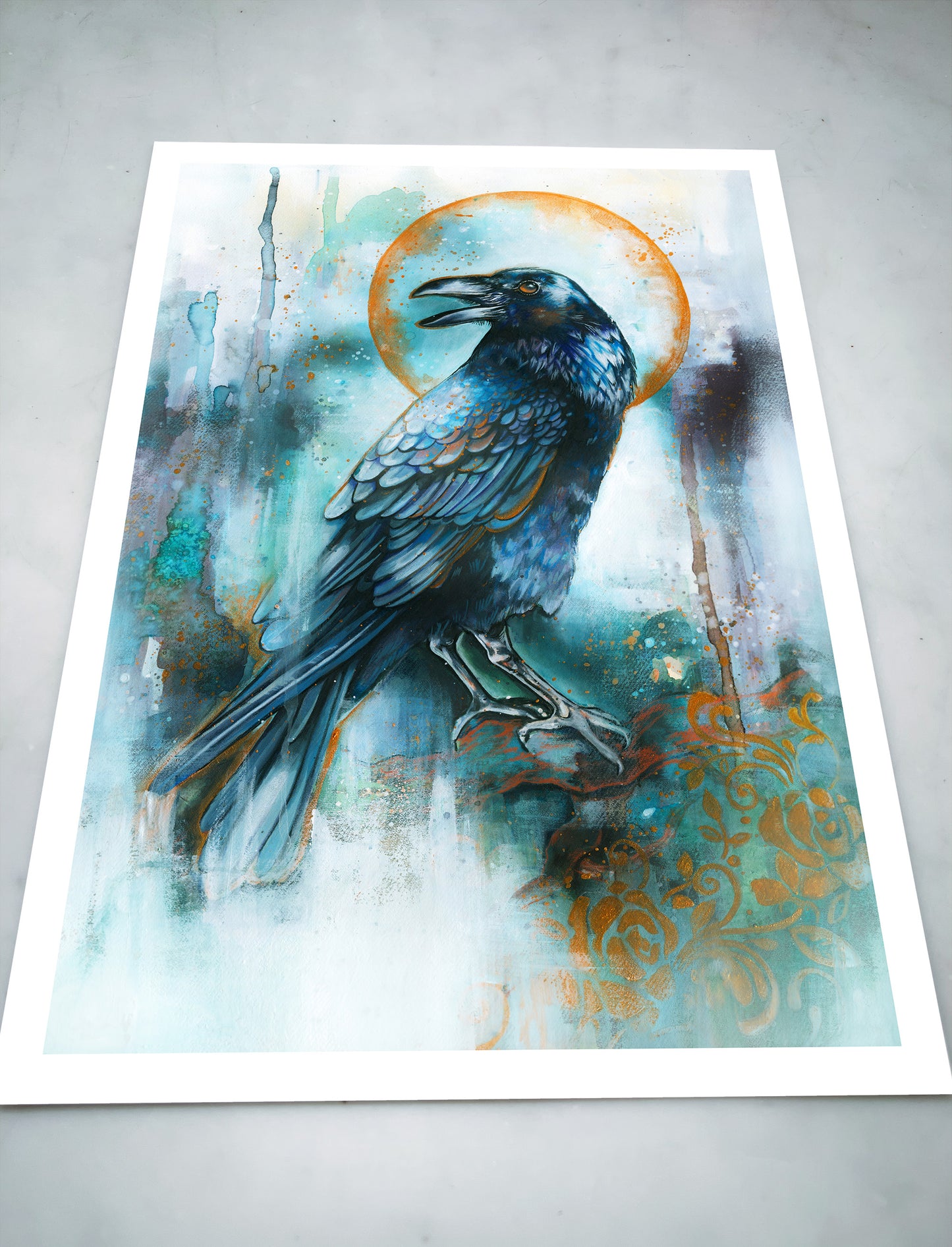 Fine Art Print Rabe, Kolkrabe, Krähe