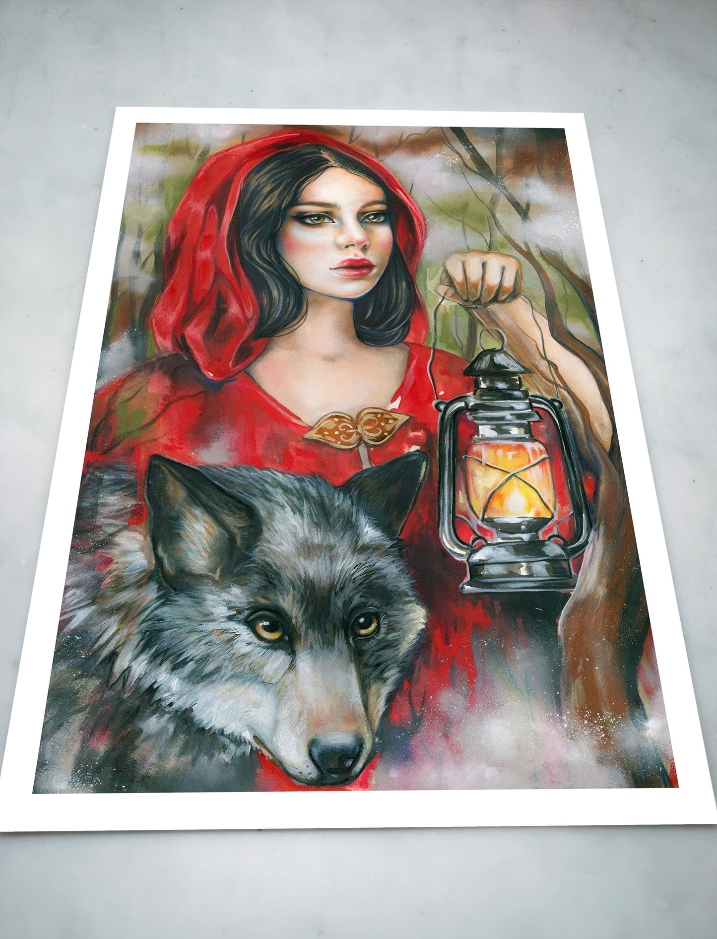 Fine Art Print Rotkäppchen