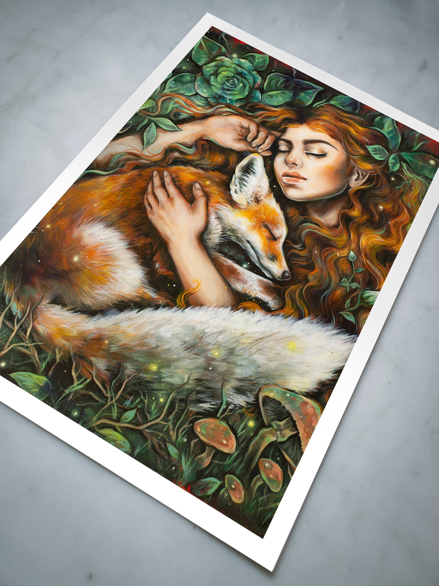 Fine Art Print Fia - die Hüterin der Wildnis