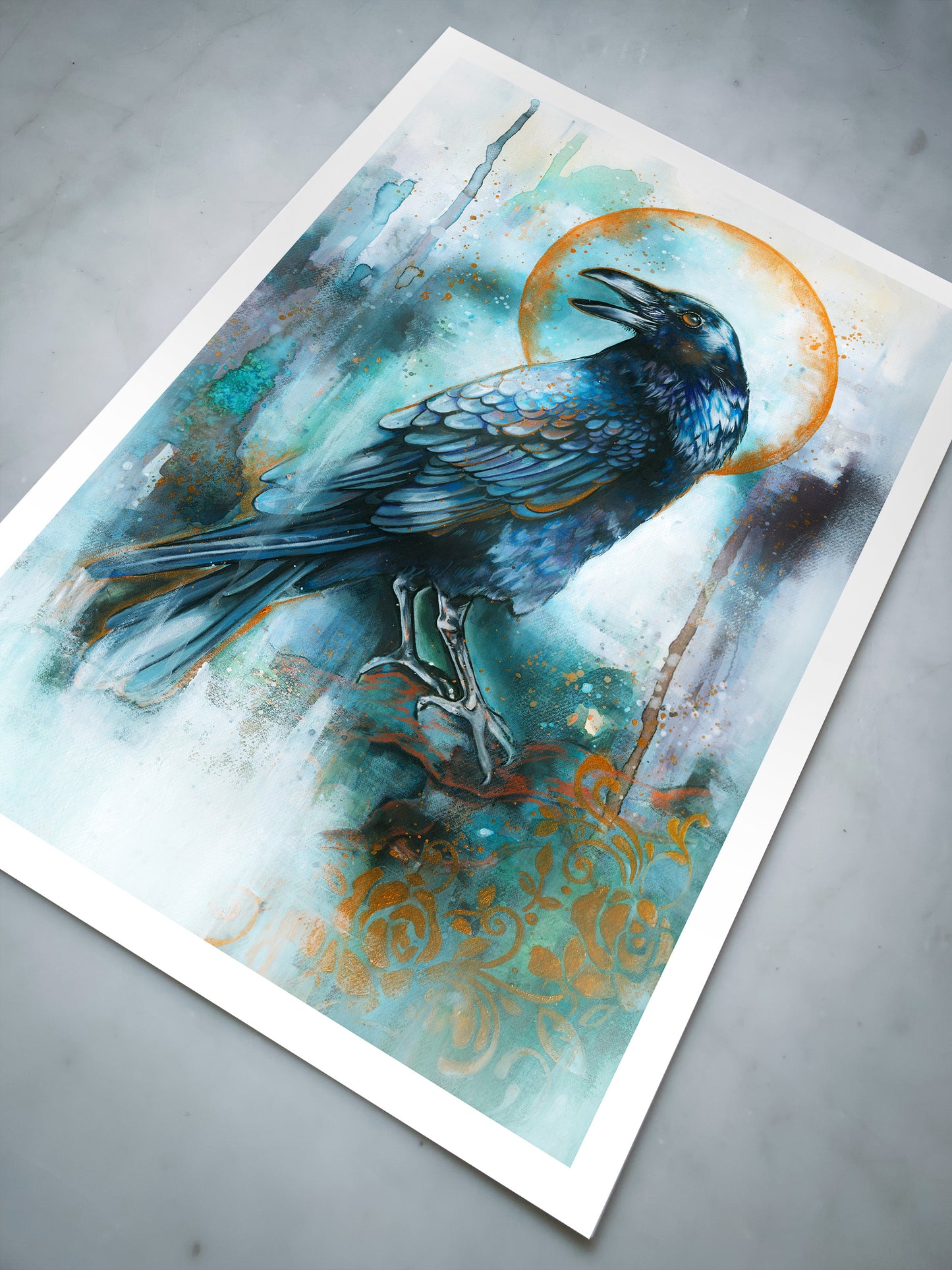 Fine Art Print Rabe, Kolkrabe, Krähe