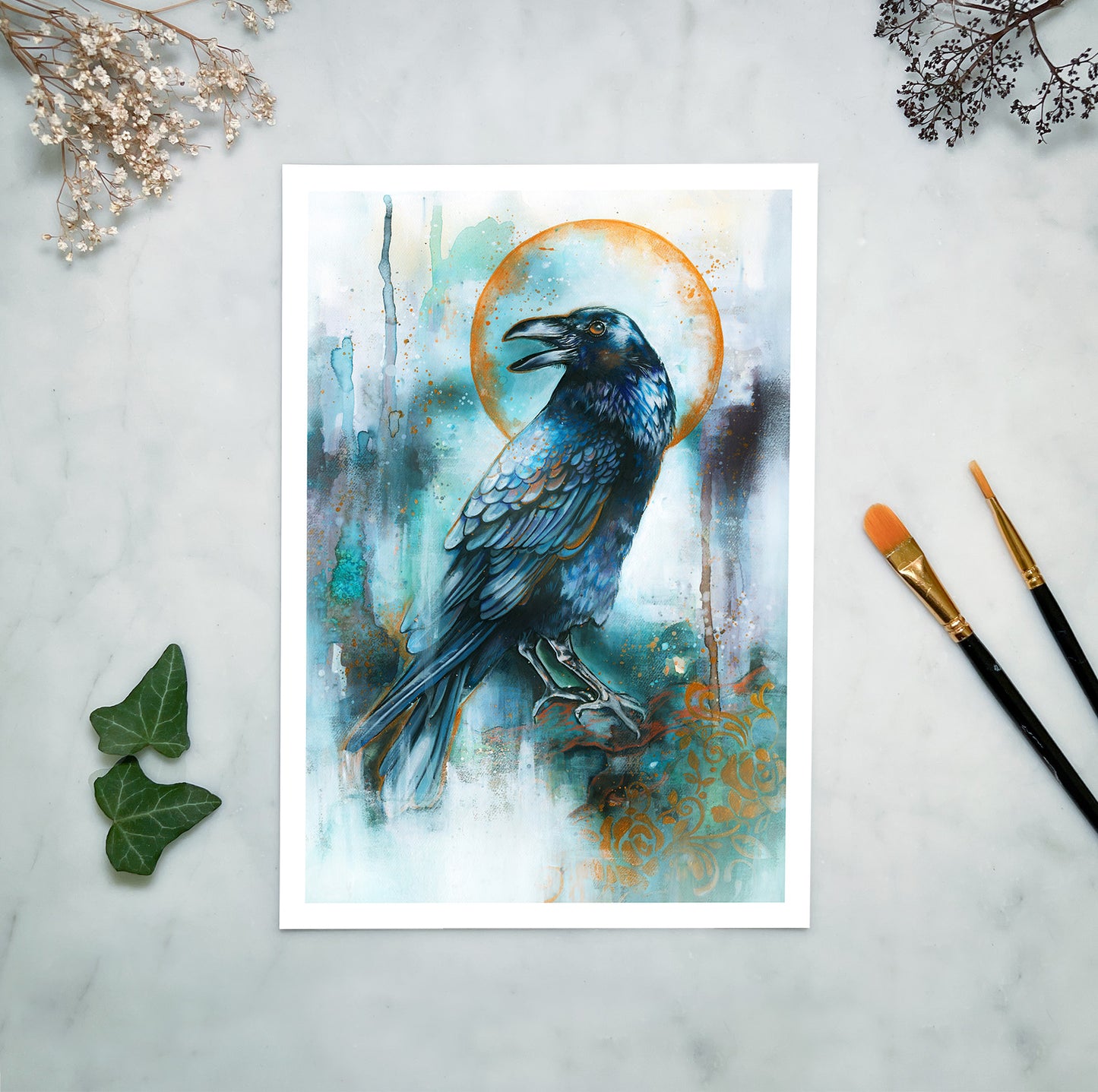 Fine Art Print Rabe, Kolkrabe, Krähe
