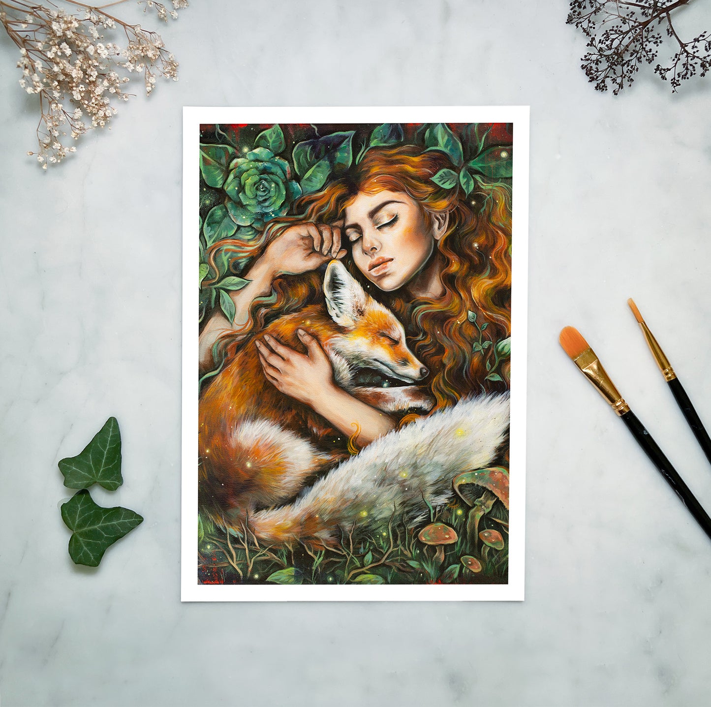 Fine Art Print Fia - die Hüterin der Wildnis