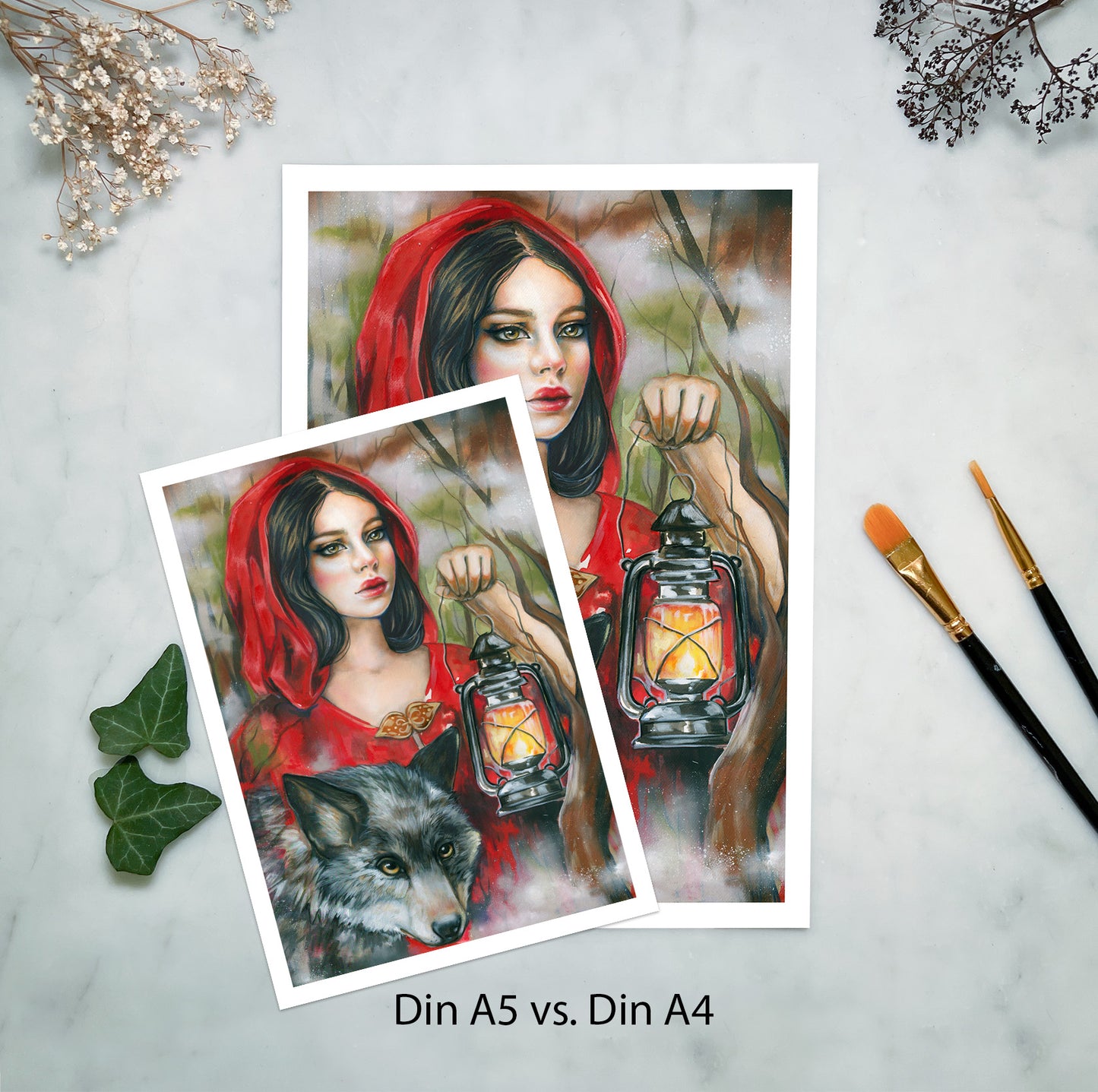 Fine Art Print Rotkäppchen