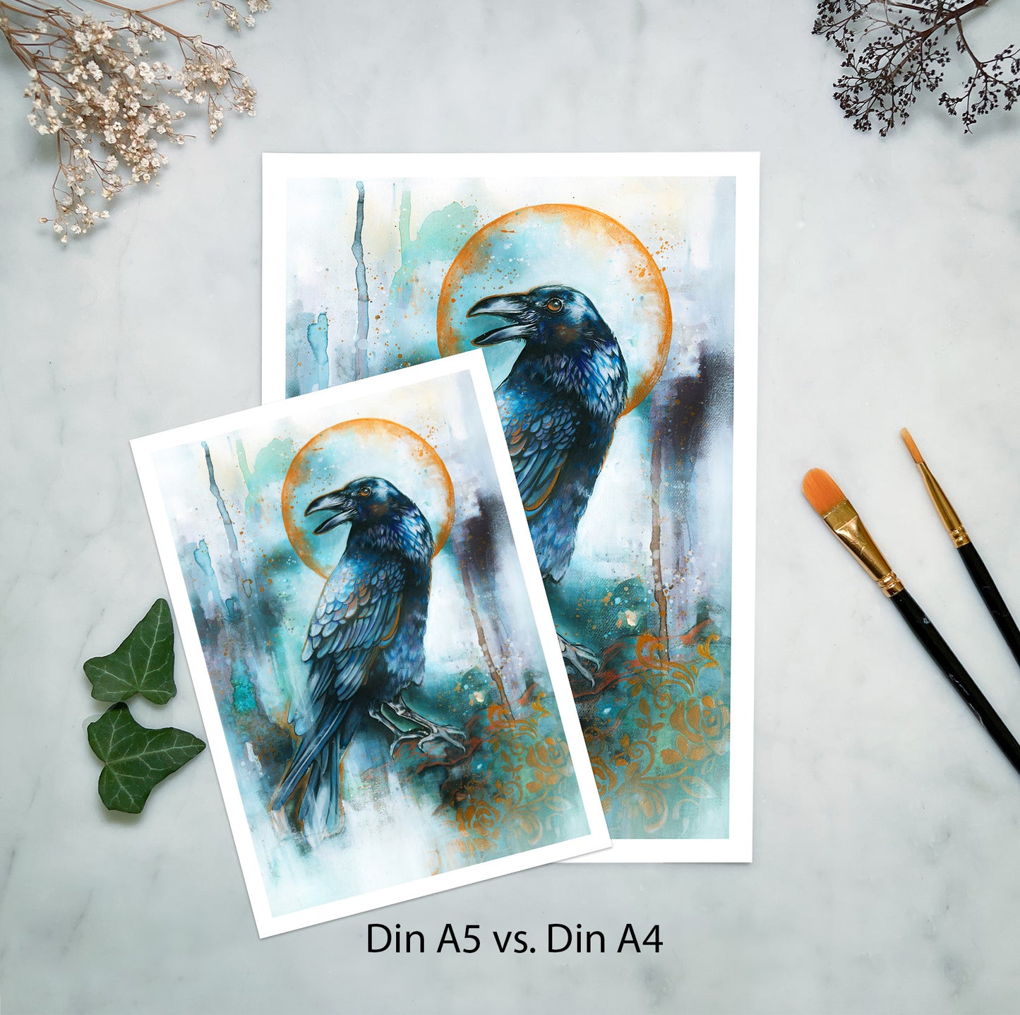 Fine Art Print Rabe, Kolkrabe, Krähe