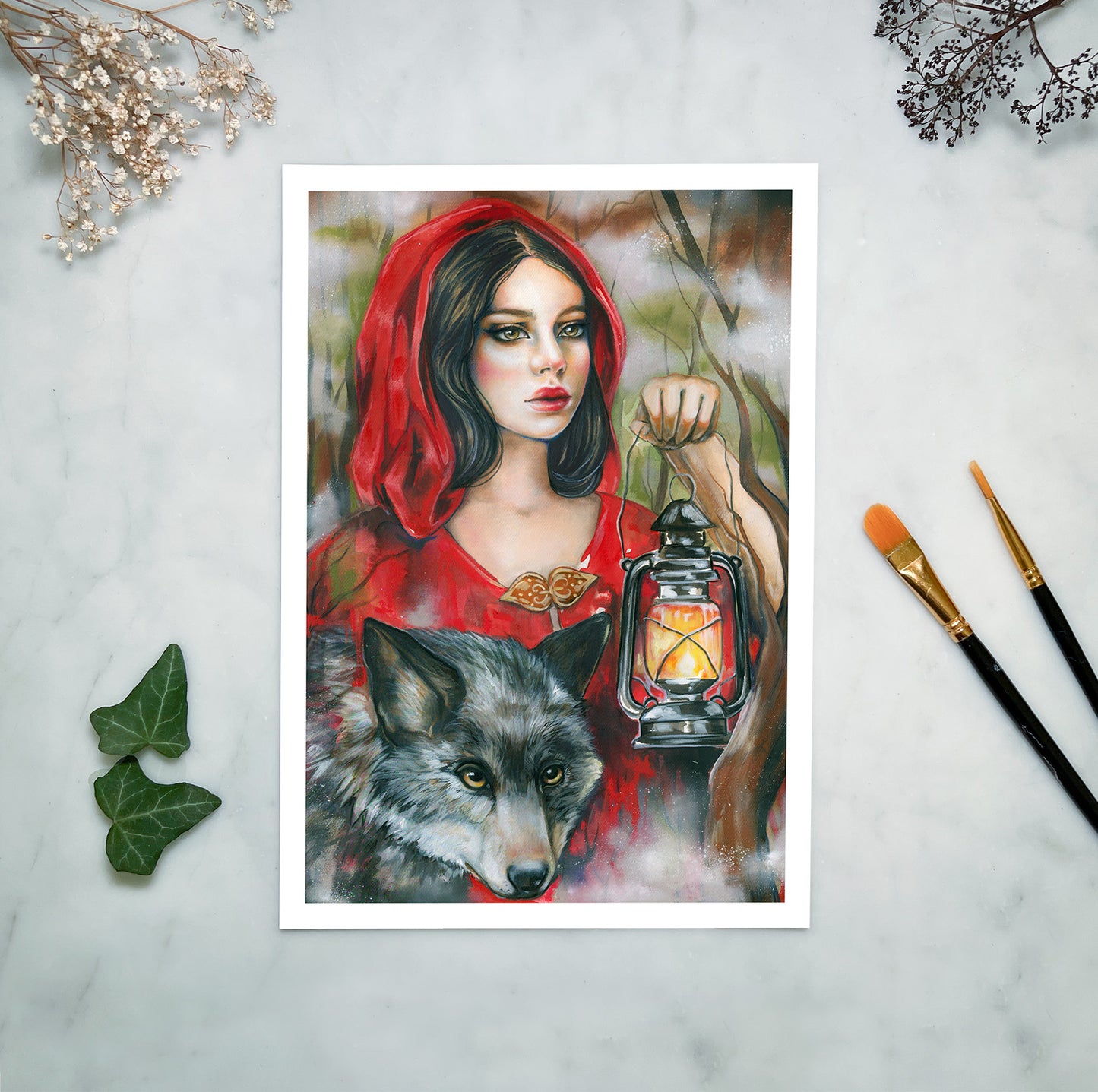 Fine Art Print Rotkäppchen