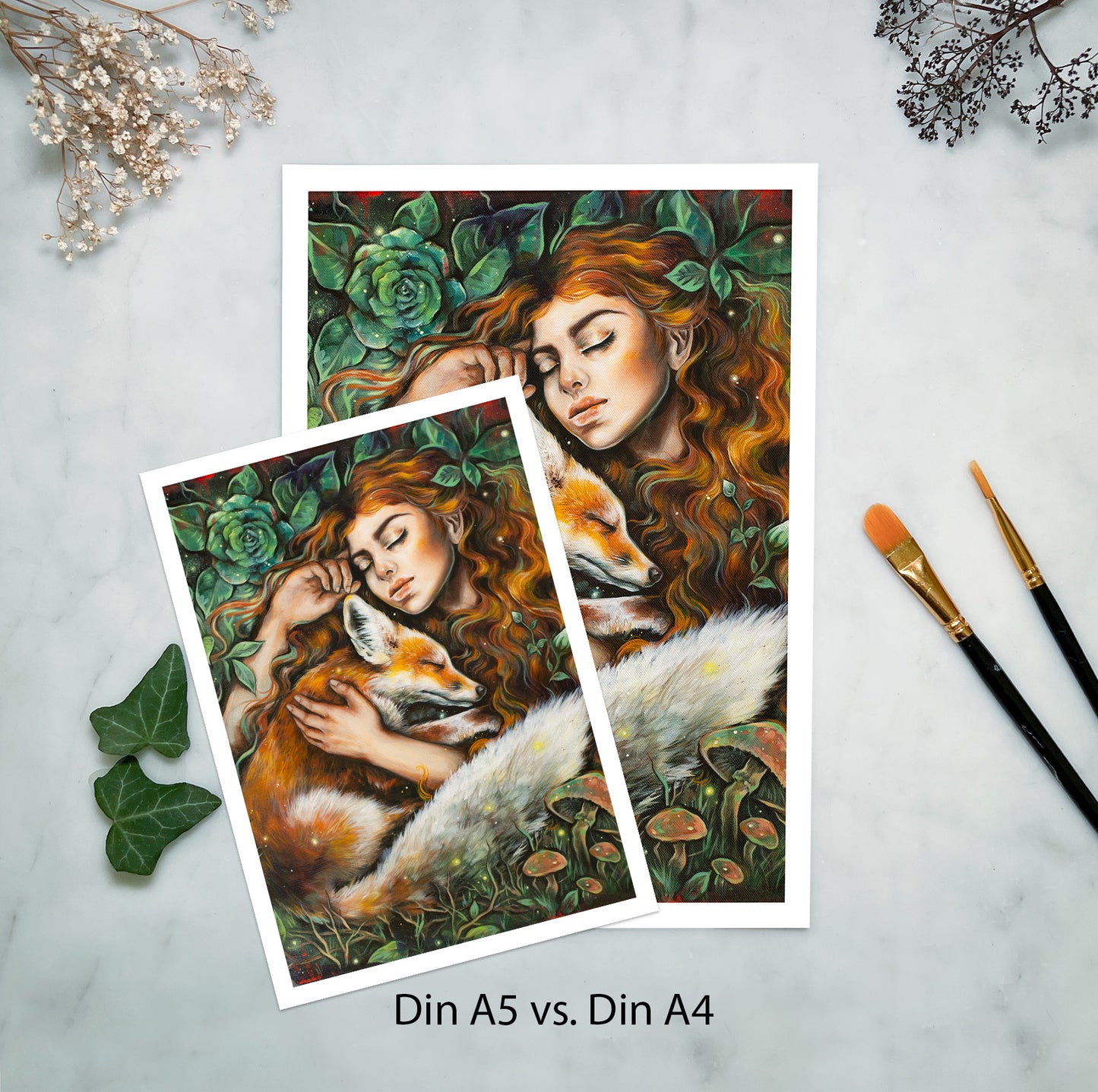 Fine Art Print Fia - die Hüterin der Wildnis