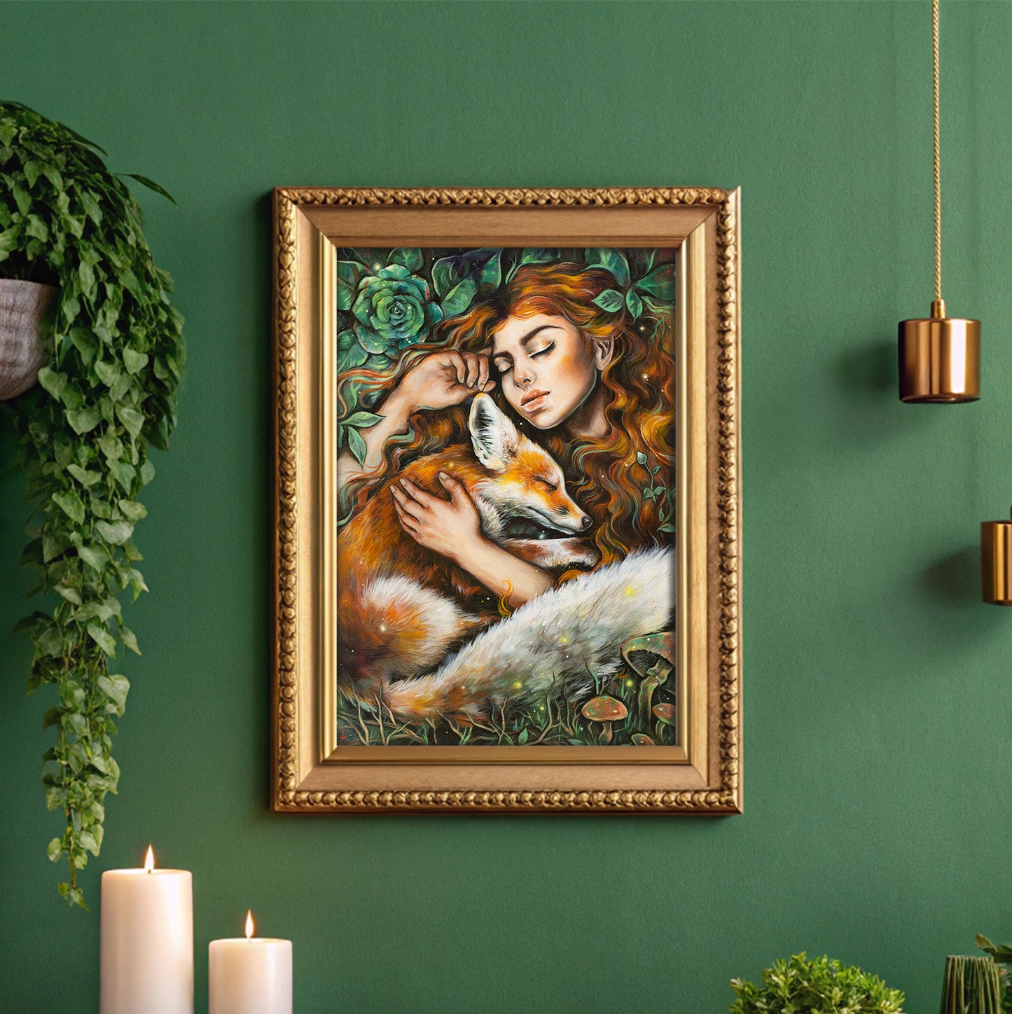 Fine Art Print Fia - die Hüterin der Wildnis