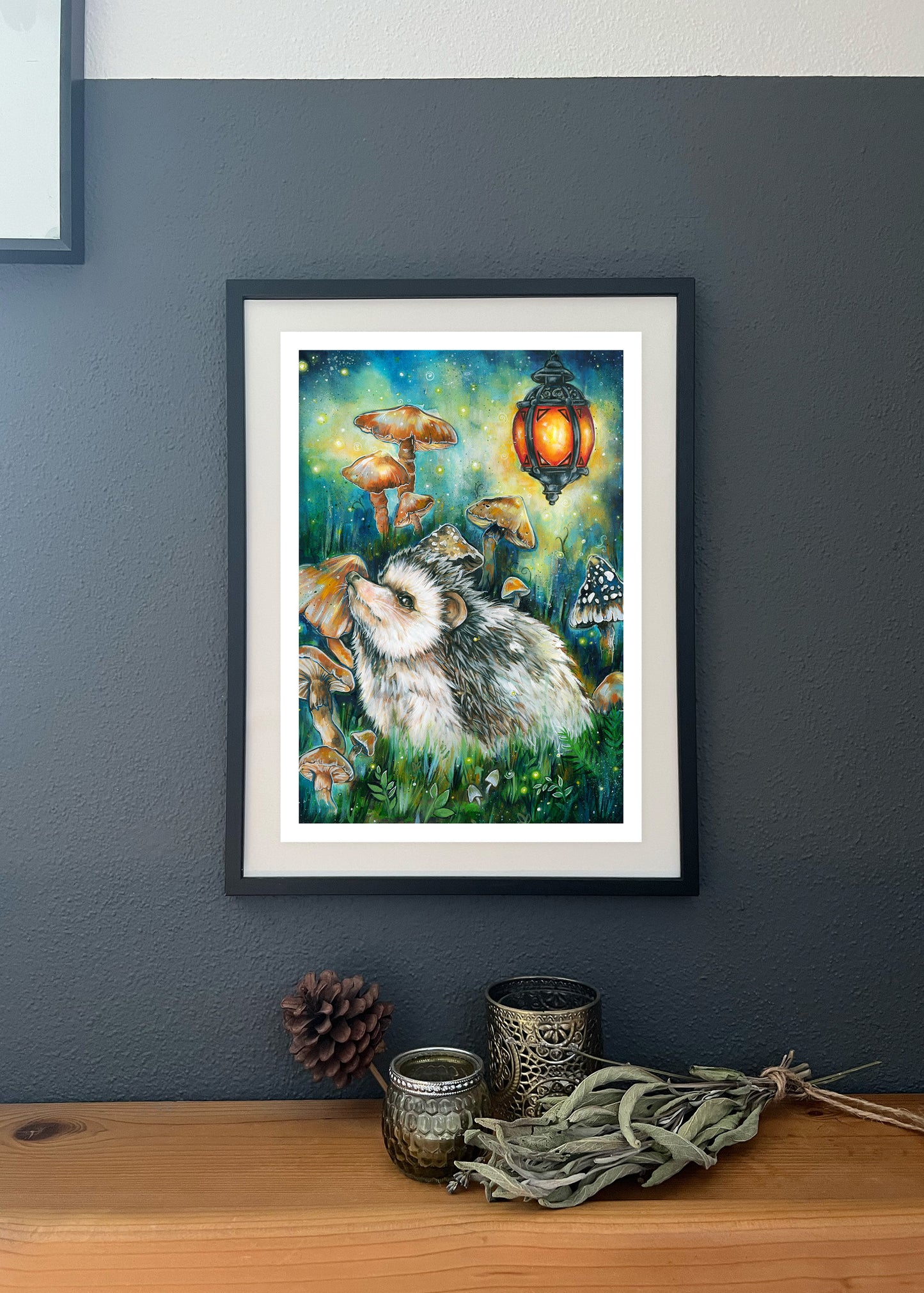 Fine Art Print Waldzauber mit Igel