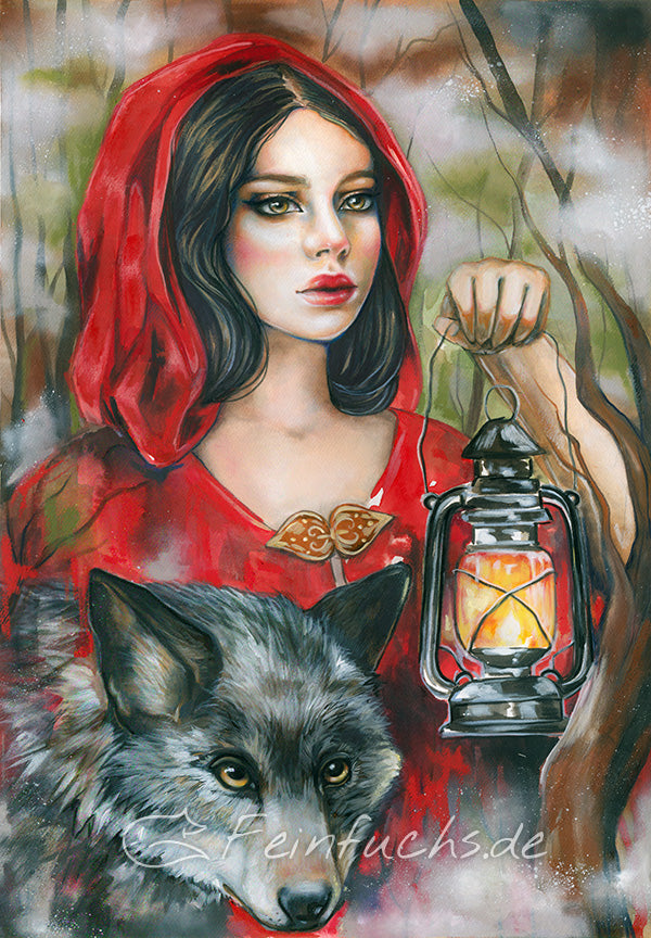 Fine Art Print Rotkäppchen