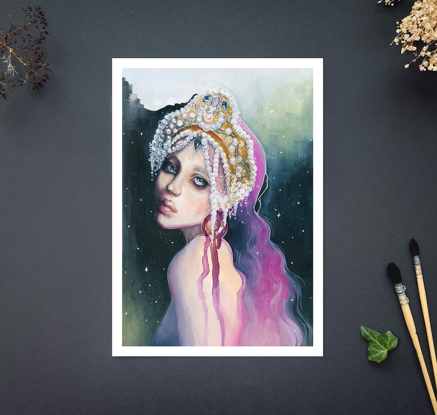 Glitzer Sticker Tara