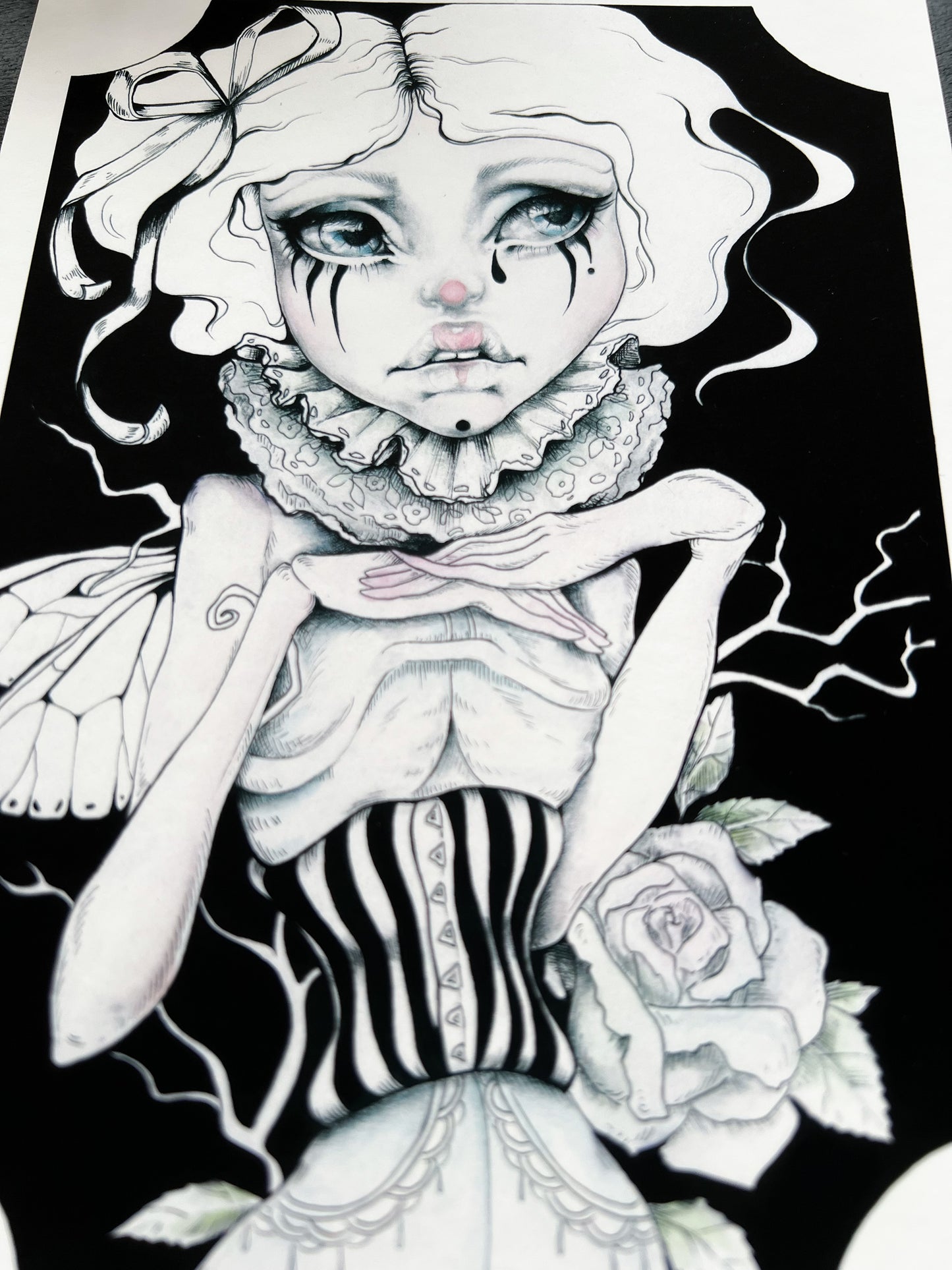 Fine Art Print Puppe Sad Bella