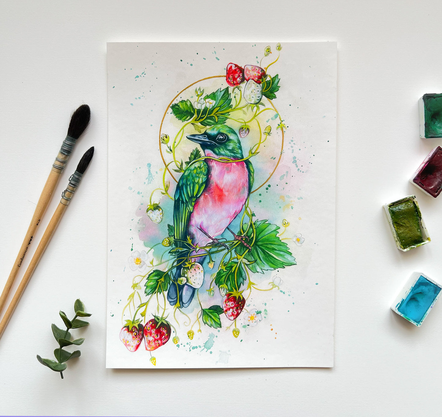 Fine Art Print Erdbeertraum
