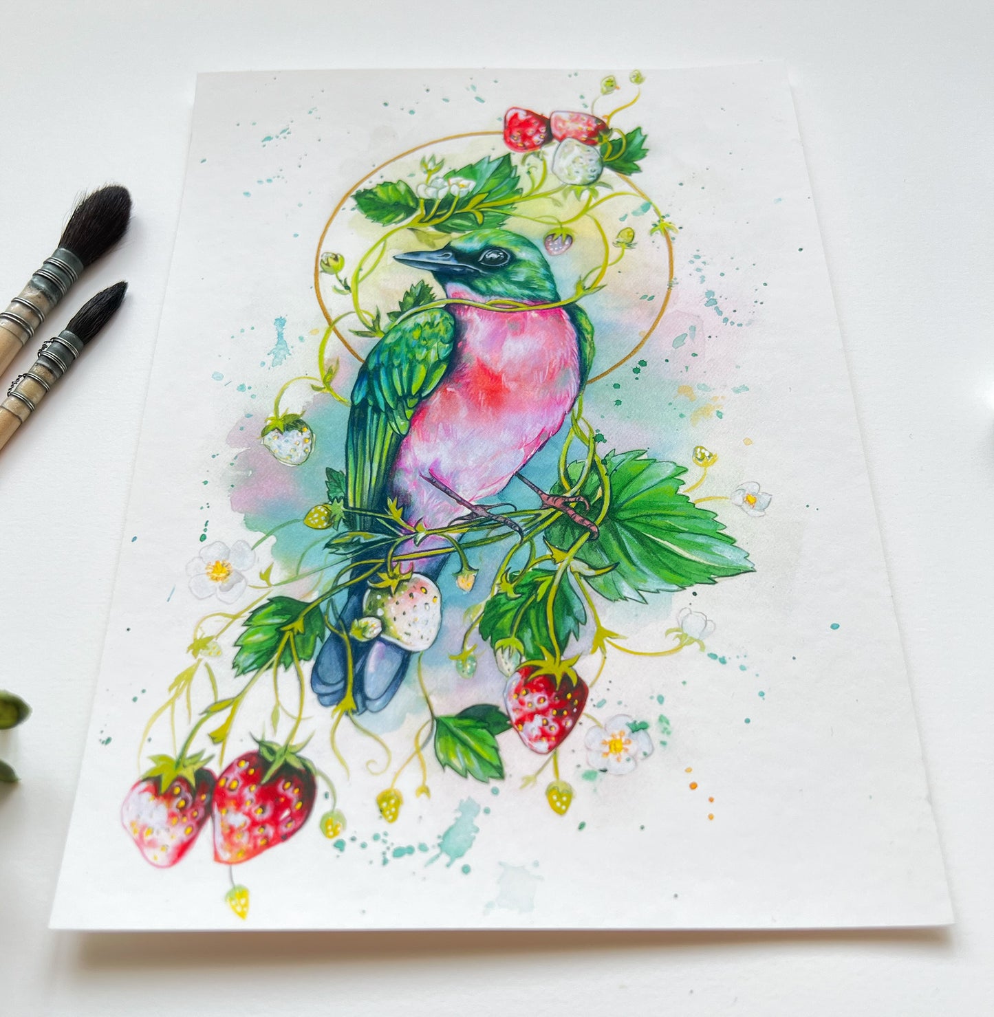 Fine Art Print Erdbeertraum