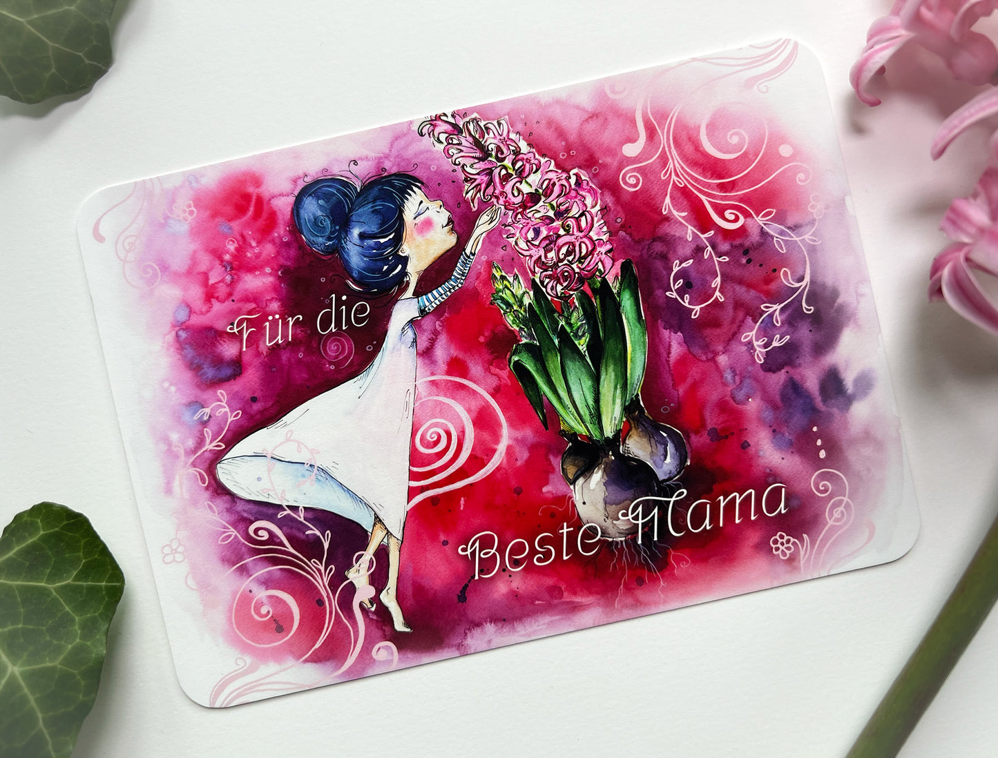 Kunstkarte Muttertag "Beste Mama"