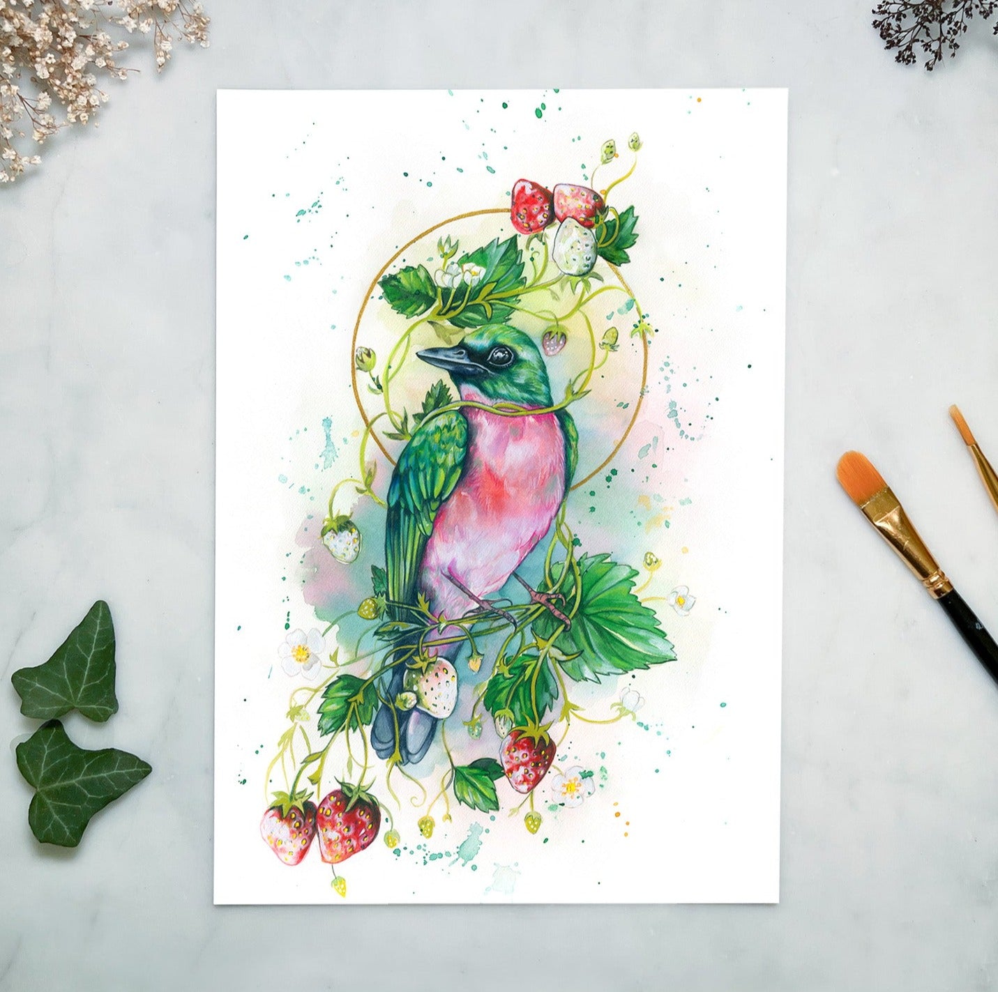 Fine Art Print Erdbeertraum