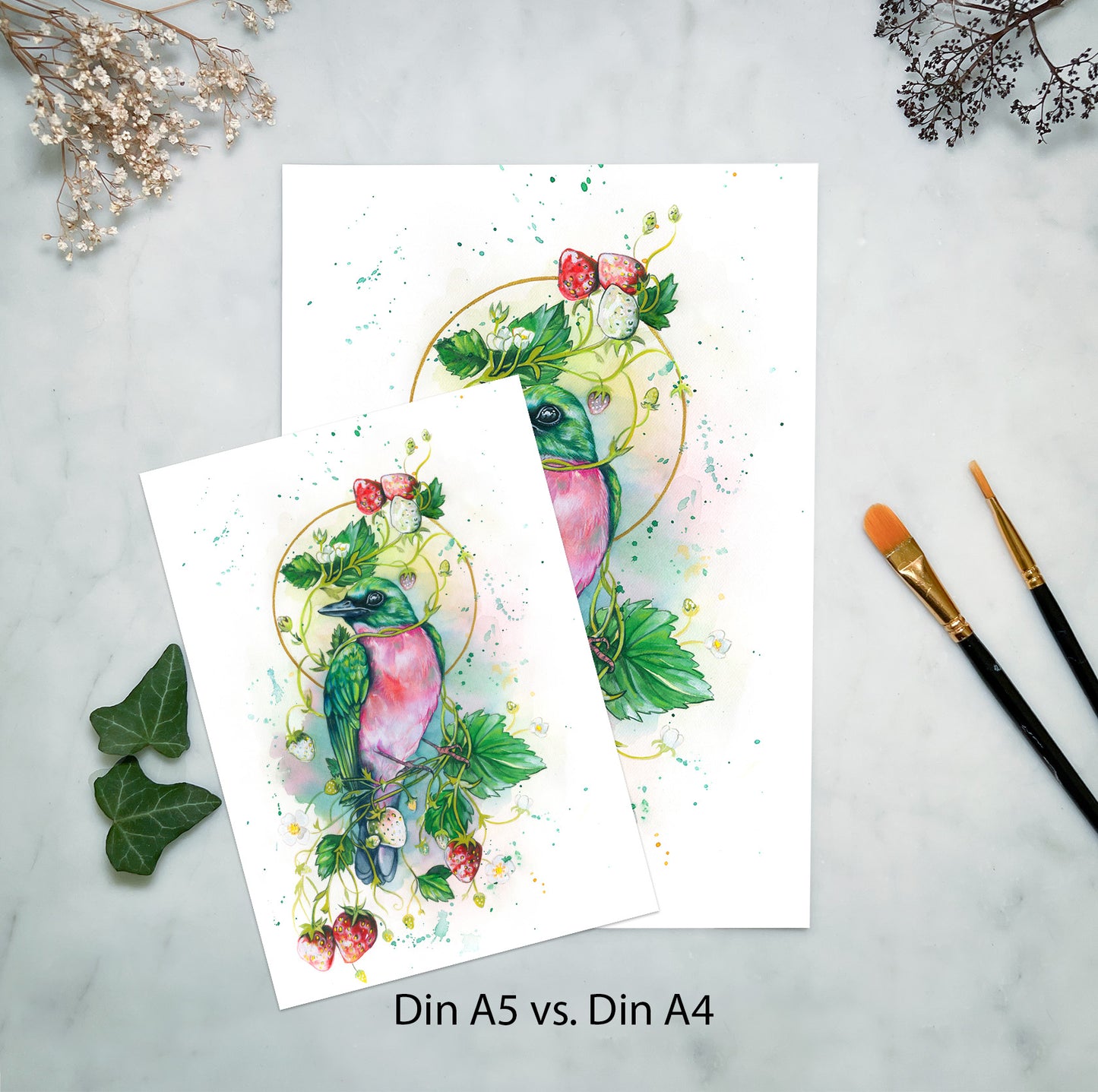 Fine Art Print Erdbeertraum