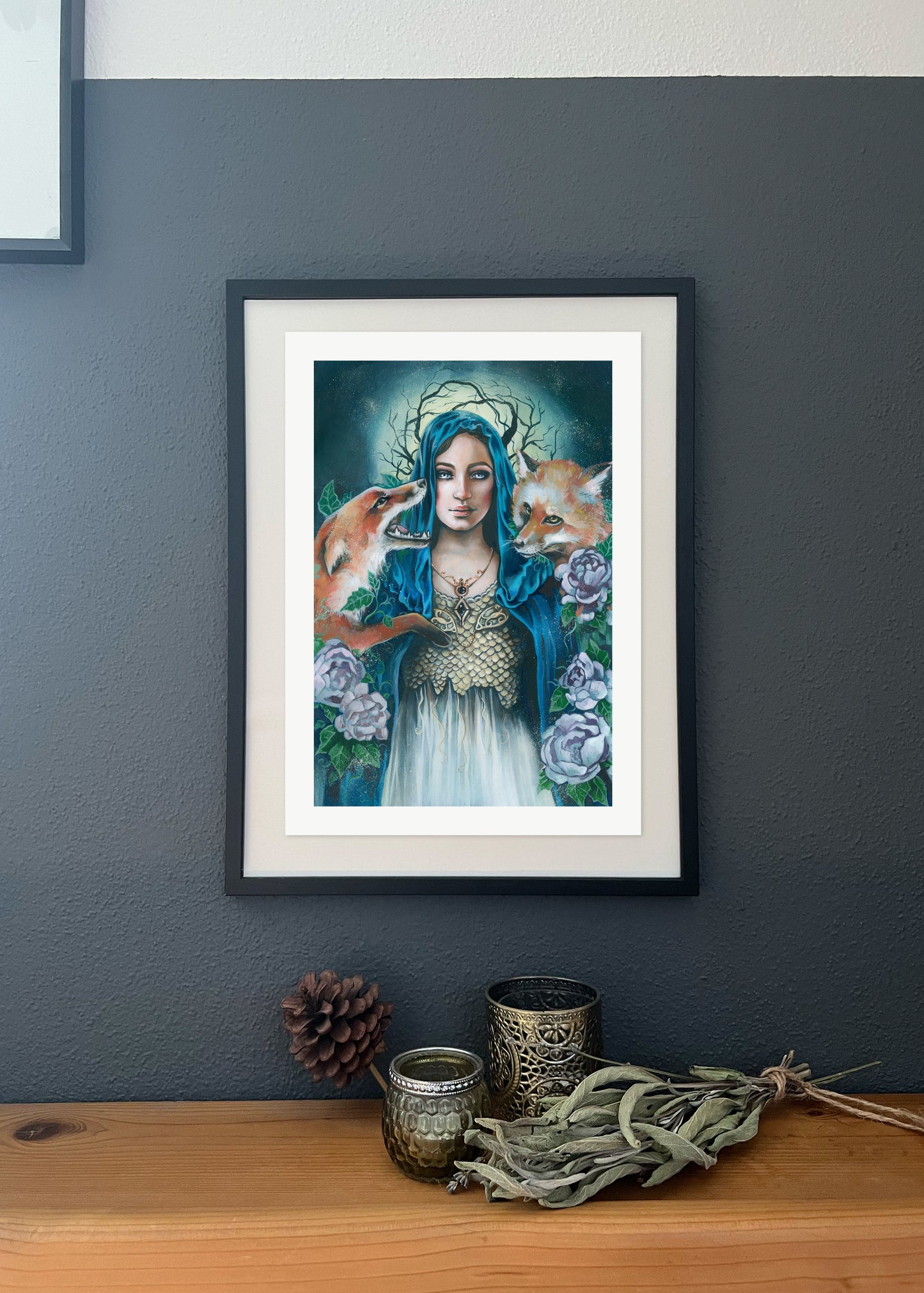 Fine Art Print Sonnengöttin, Fuchsgöttin