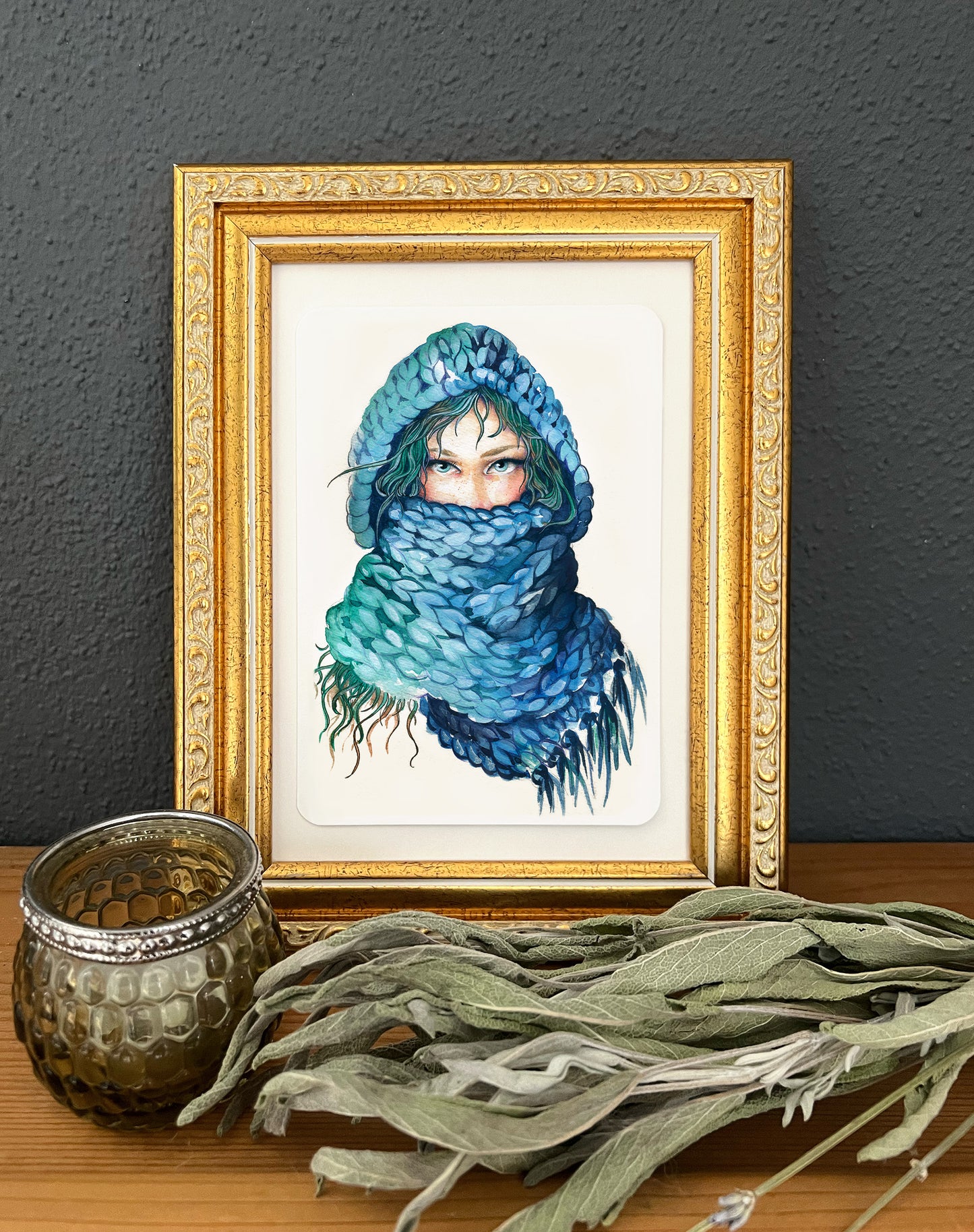 Kunstkarte Scarf