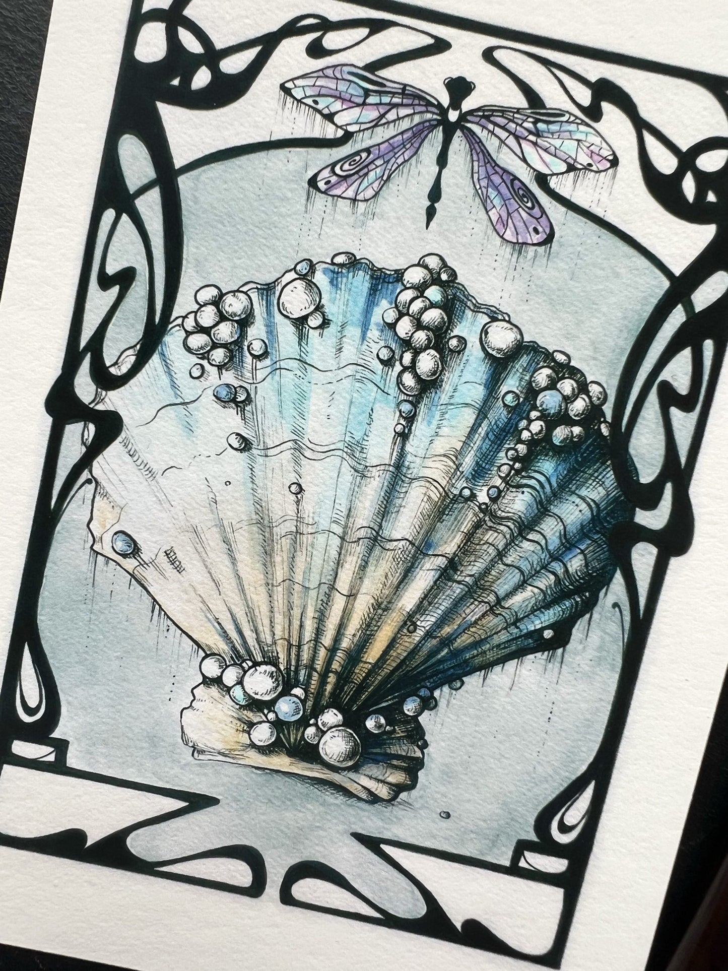 Produktfoto der Kunstkarte "Scallop"