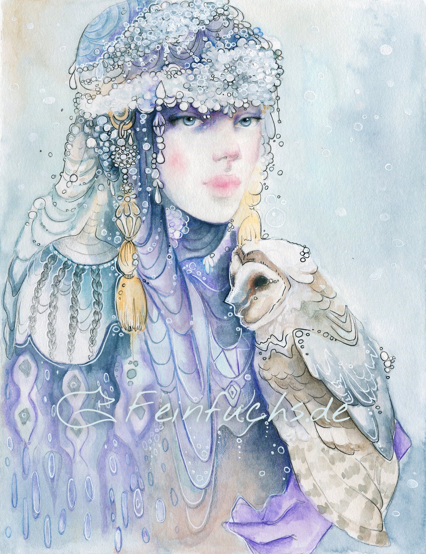 Lesezeichen Skadi mit Silber Vererdelung