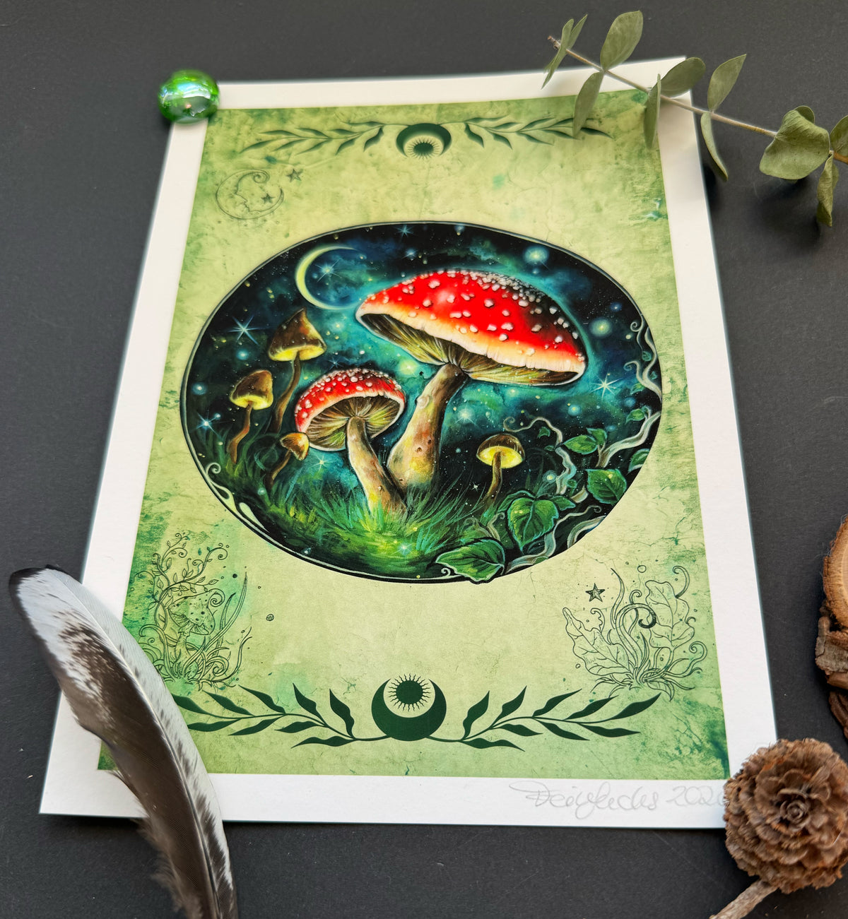 Fine Art Print Fliegenpilze