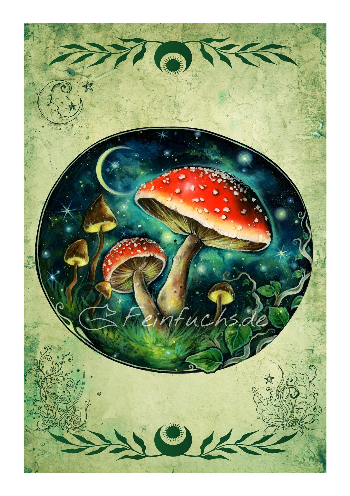 Fine Art Print Fliegenpilze
