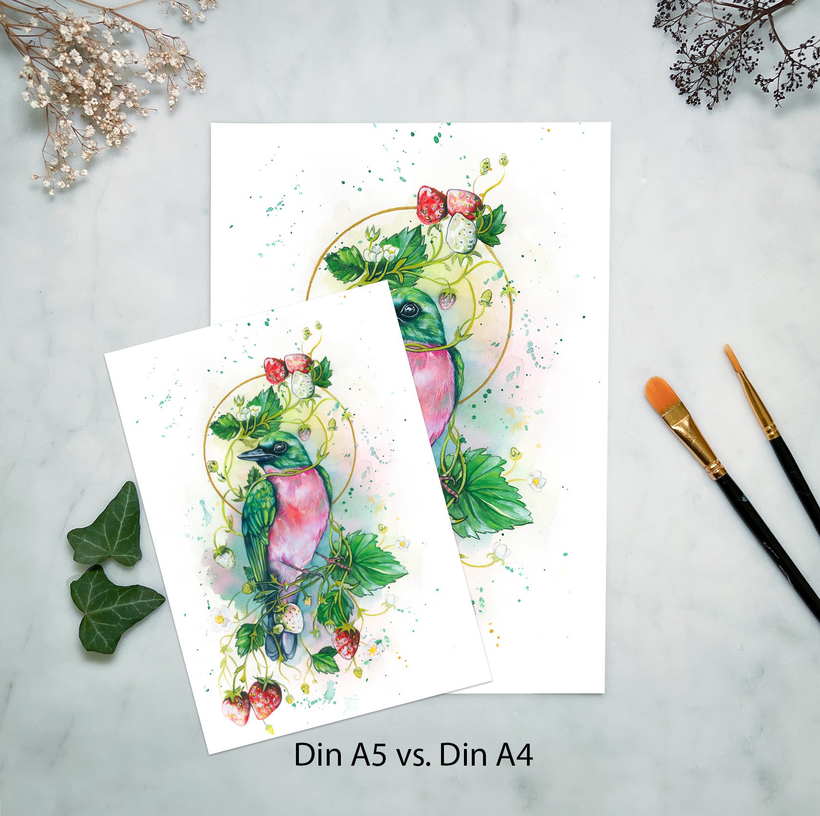 Fine Art Print Erdbeertraum – Feinfuchs Fine Art Print Erdbeertraum – Feinfuchs